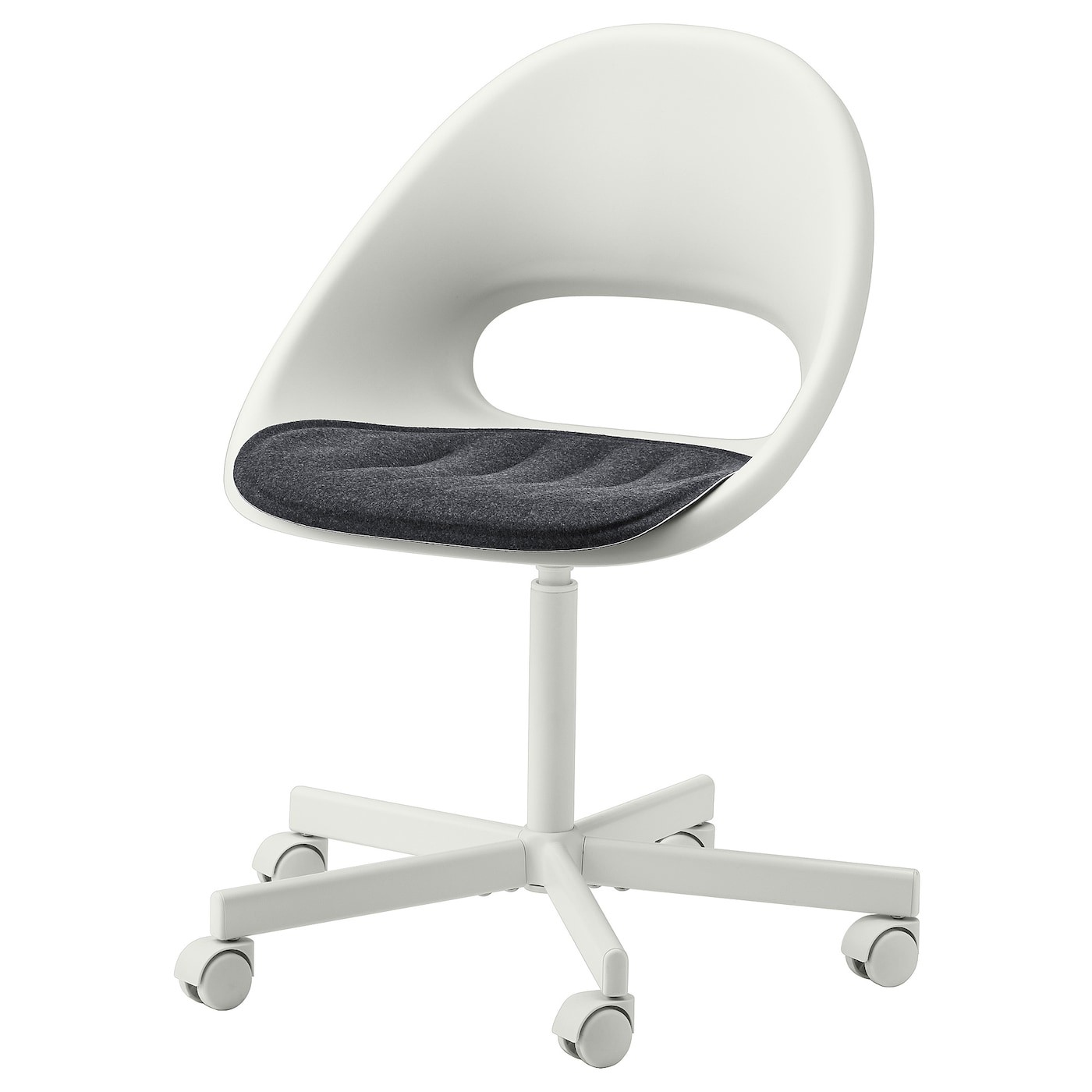 LOBERGET / BLYSKÄR Swivel chair with pad