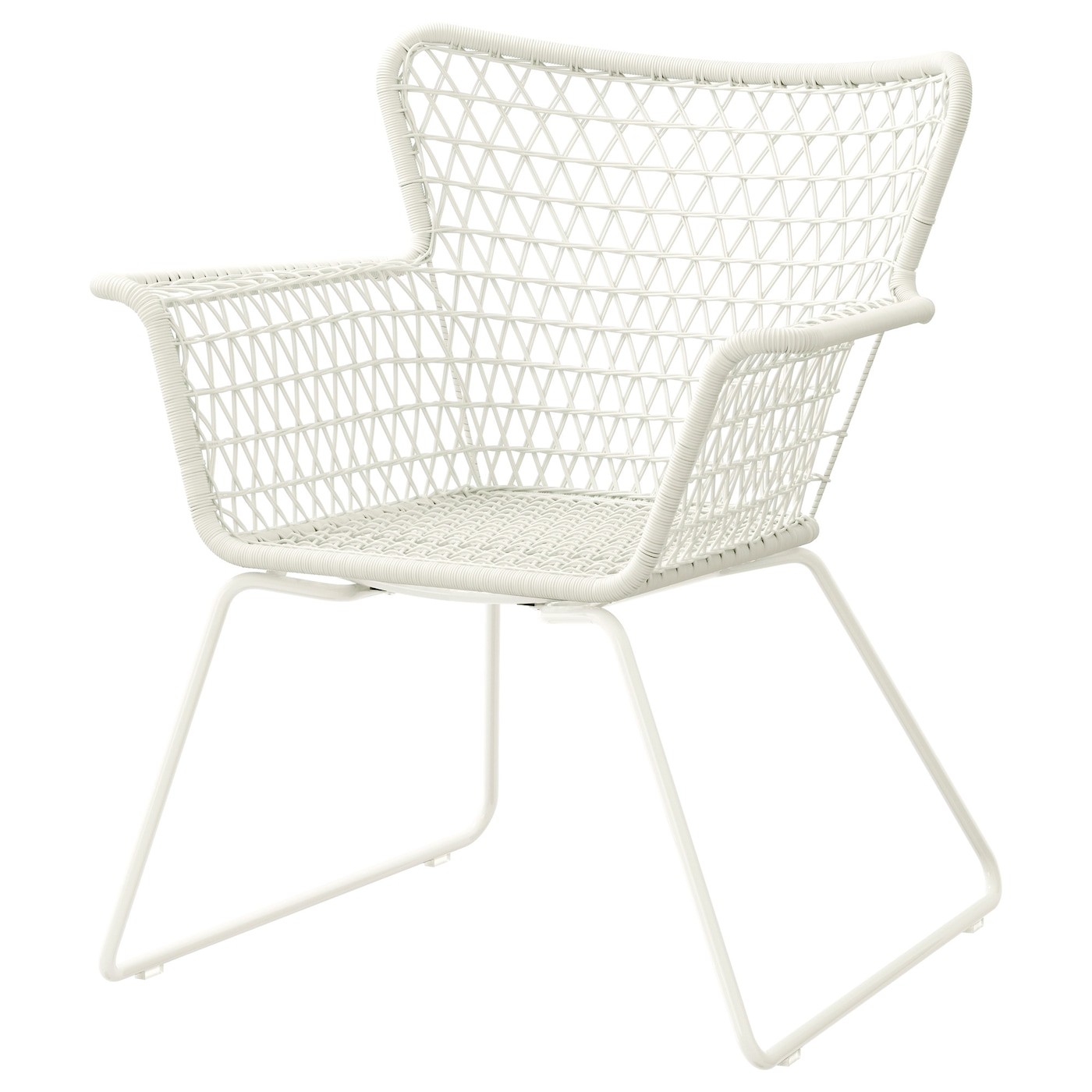 HÖGSTEN Chair with armrests, outdoor