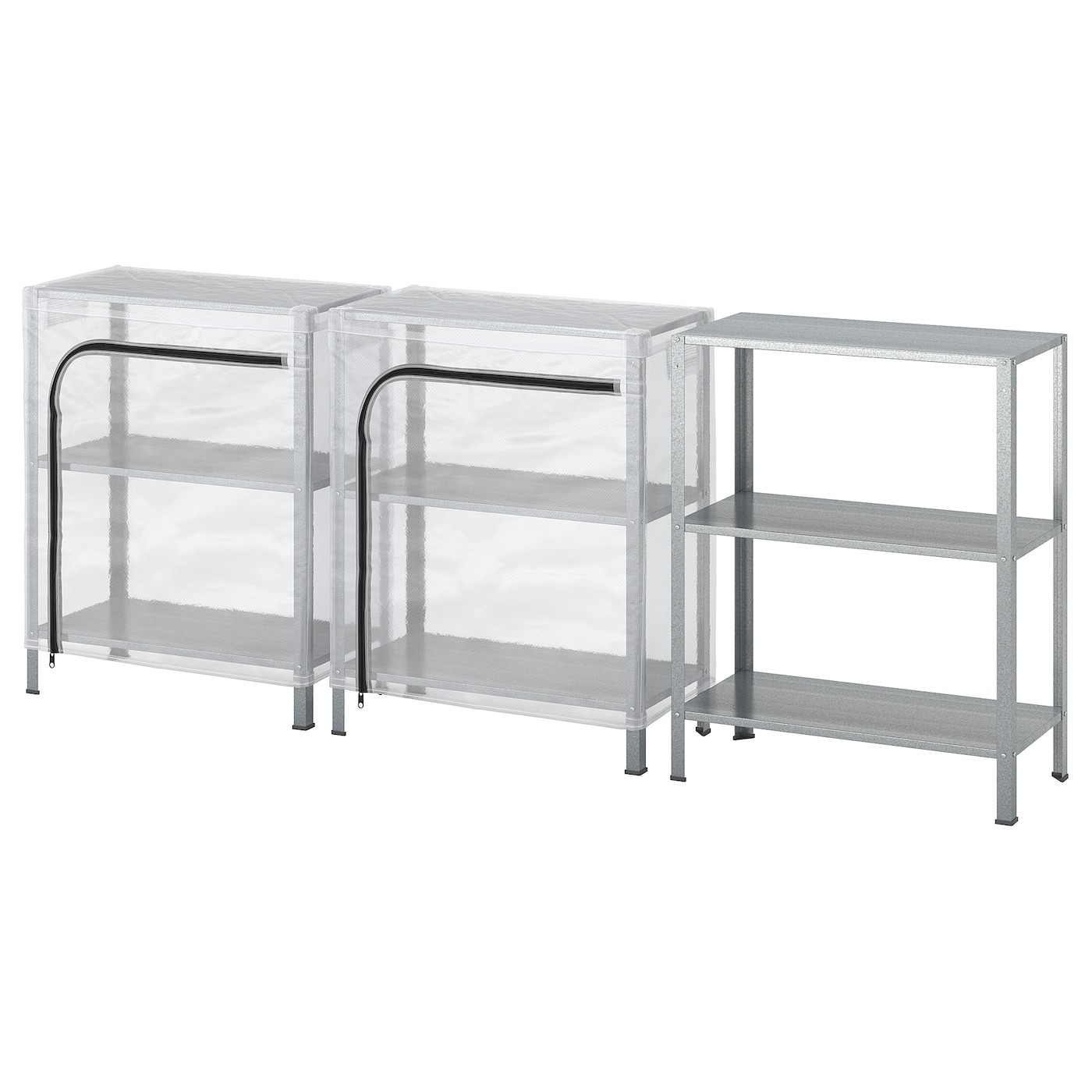 HYLLIS Shelving units with covers