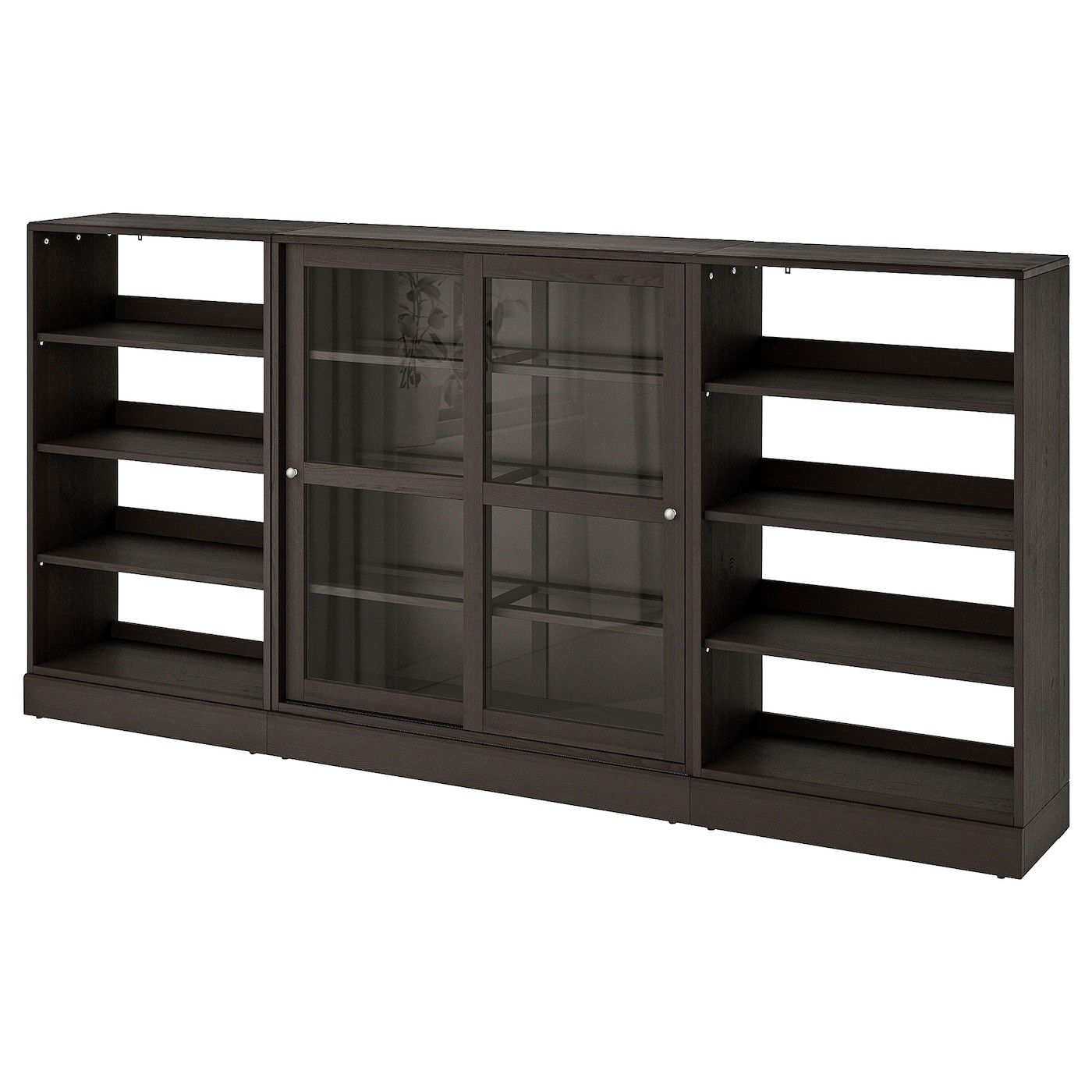 HAVSTA Storage comb w sliding glass doors