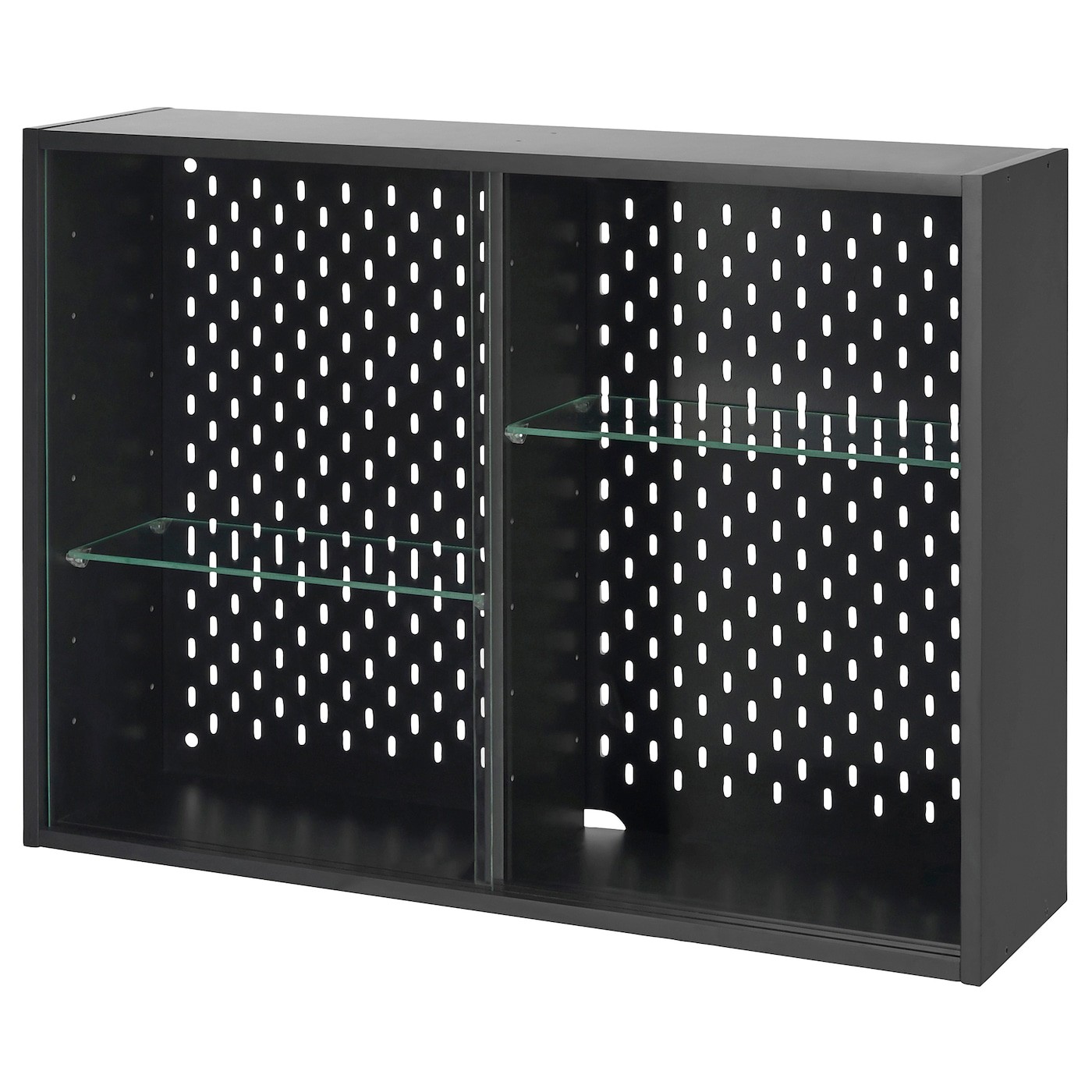 UPPSPEL Glass-door cabinet