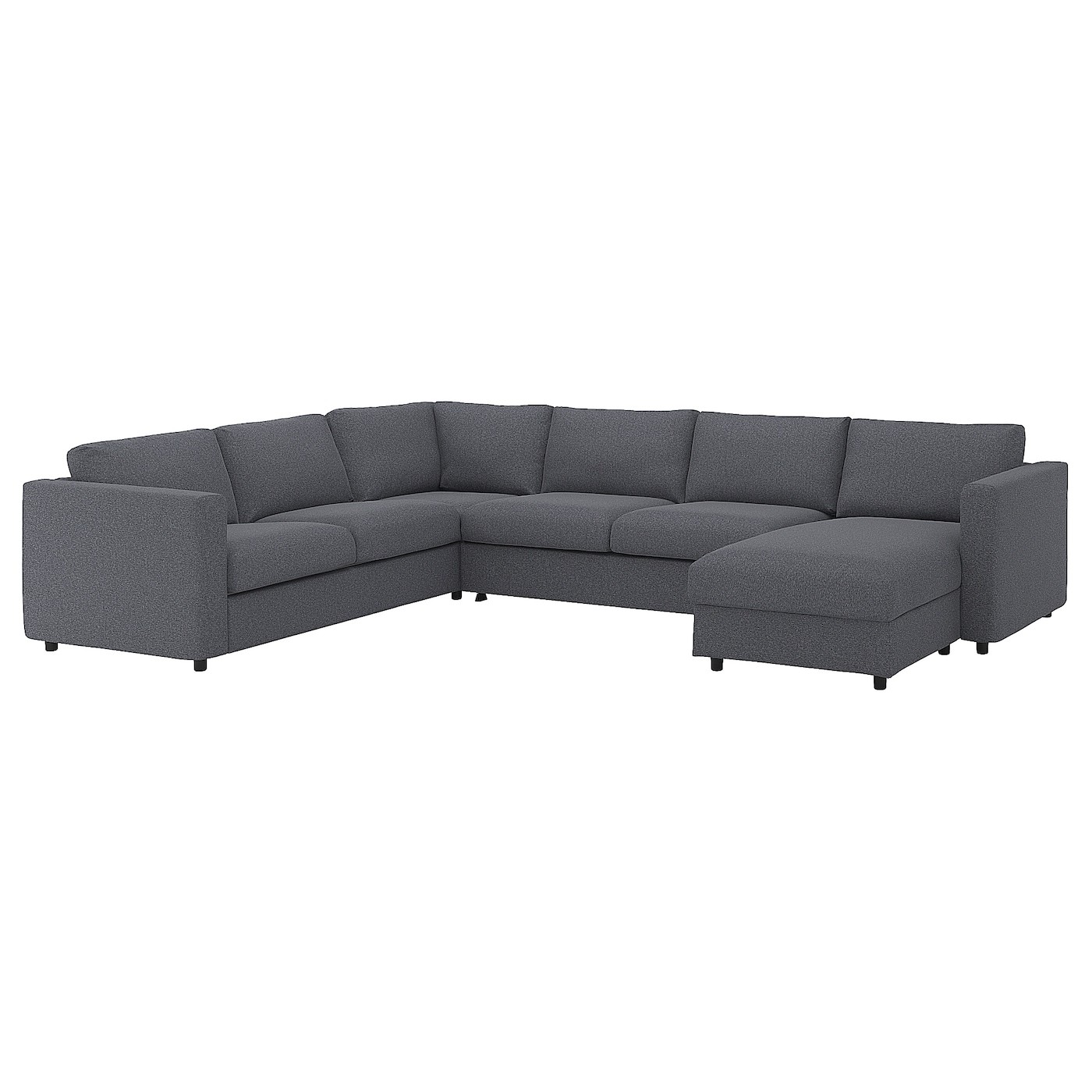 VIMLE Crnr sofa-bed, 5-seat w chaise lng