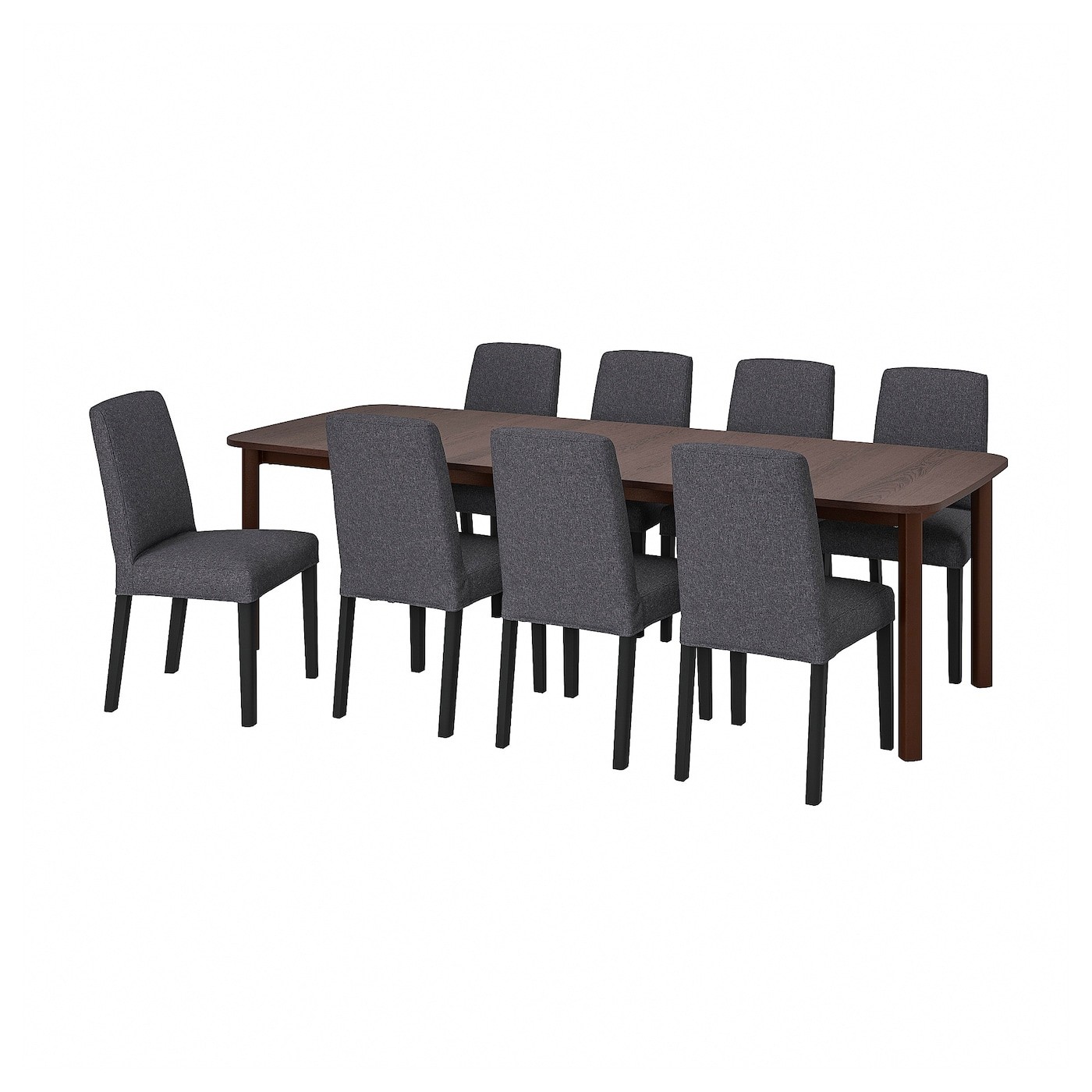 STRANDTORP / BERGMUND Table and 8 chairs