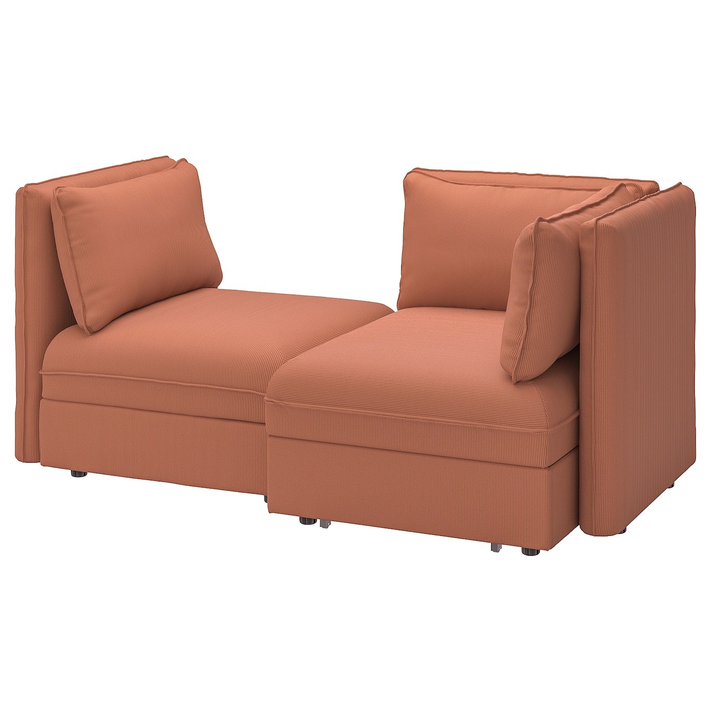 VALLENTUNA 2-seat modular sofa with sofa-bed