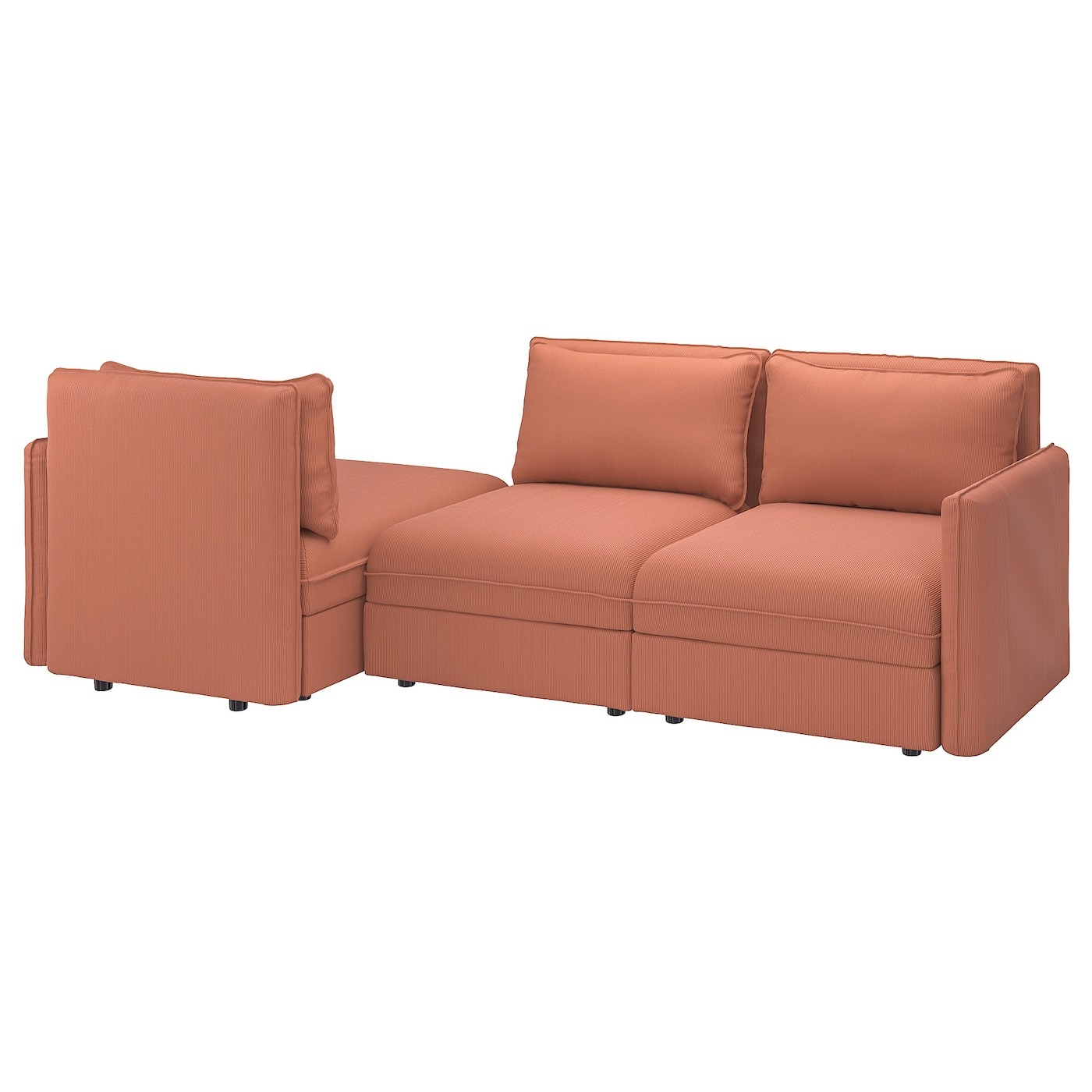 VALLENTUNA 3-seat modular sofa with sofa-bed