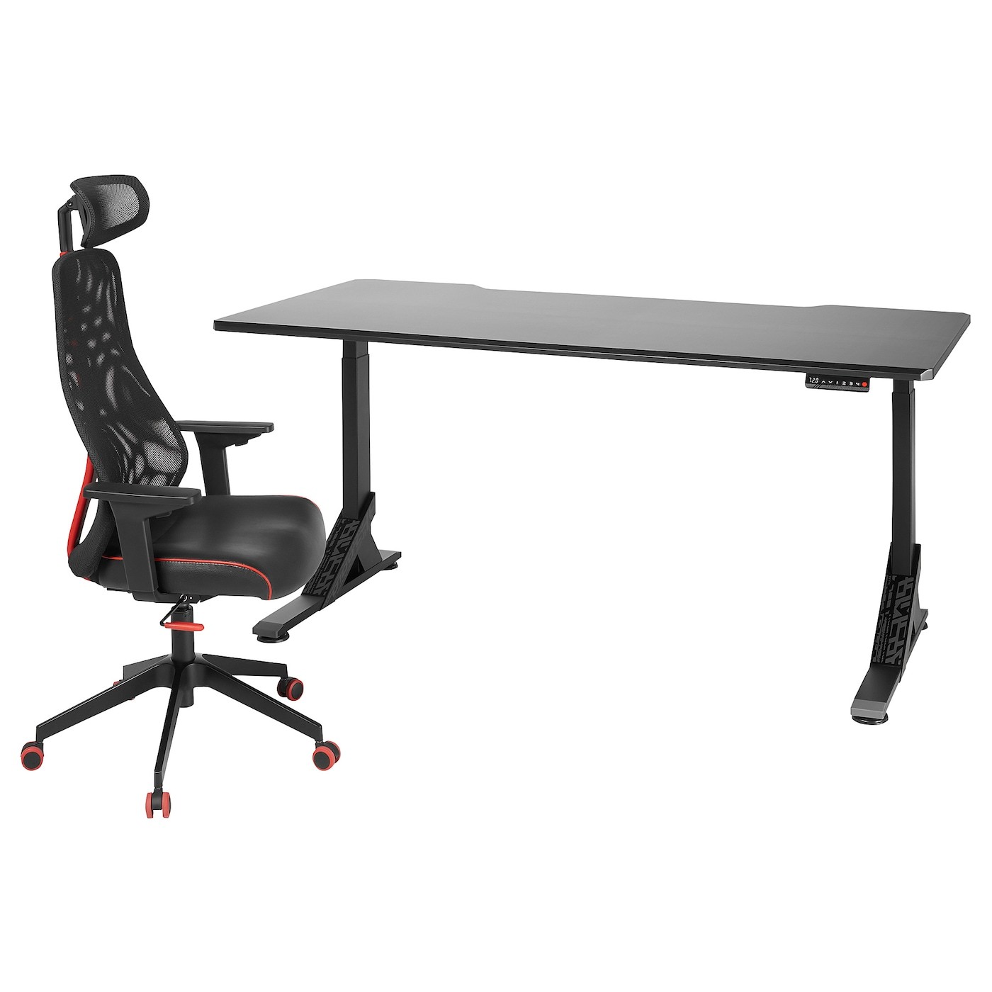 UPPSPEL / MATCHSPEL Gaming desk and chair