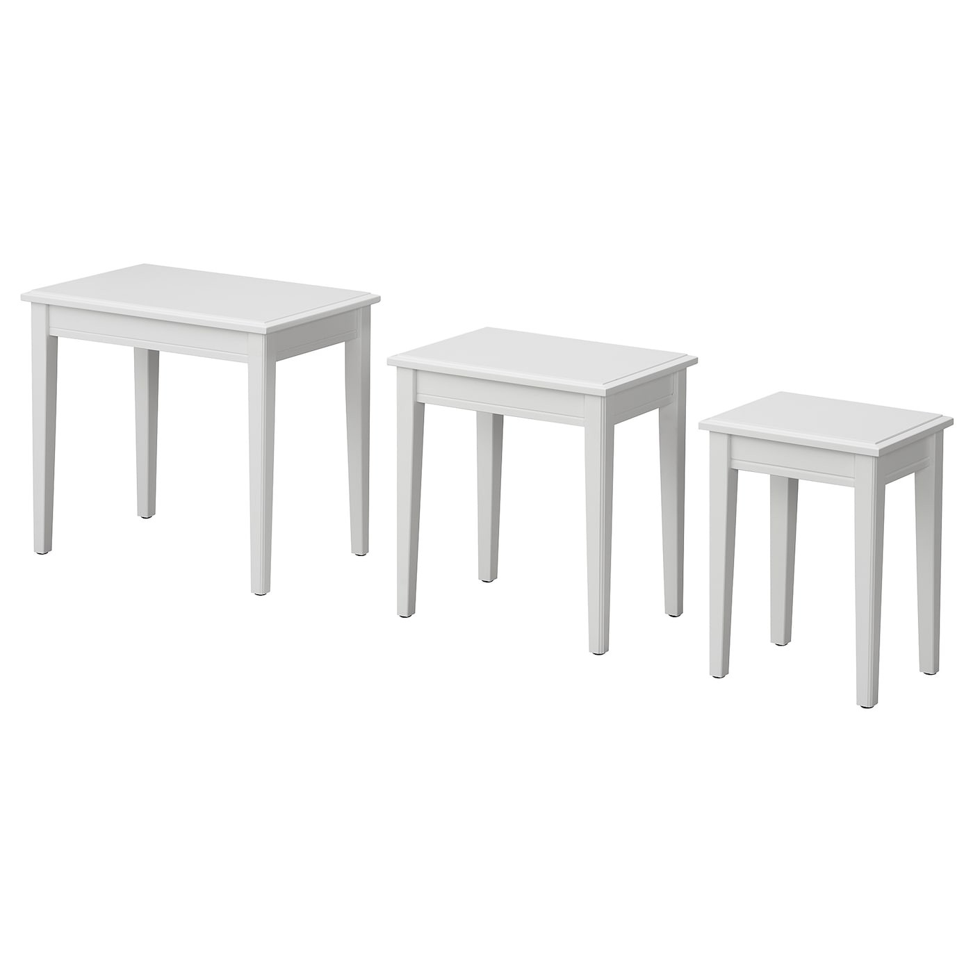 GRUNDSUND Nest of tables, set of 3