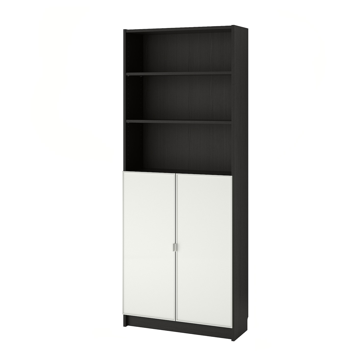 BILLY / MORLIDEN Bookcase with glass-doors