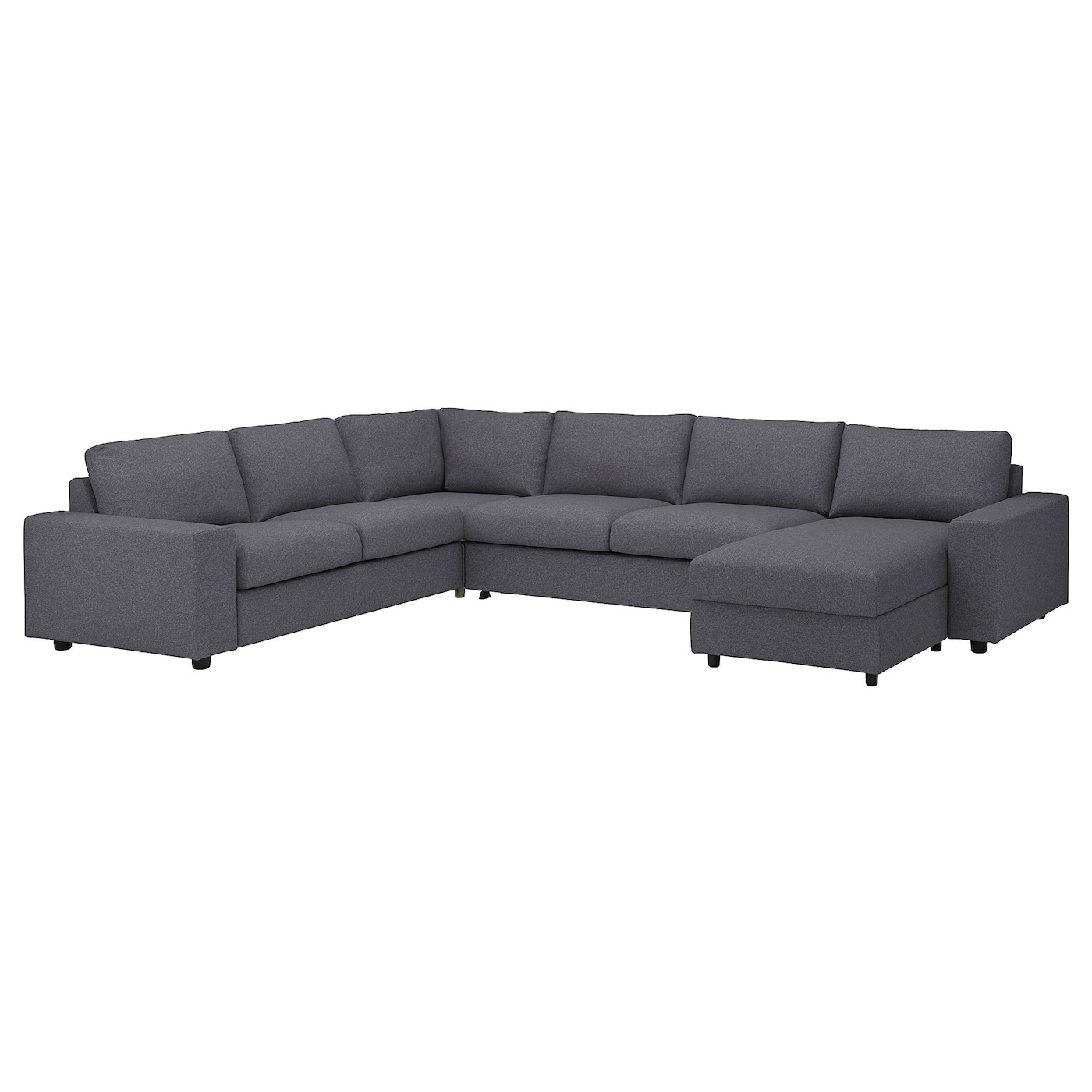 VIMLE Crnr sofa-bed, 5-seat w chaise lng