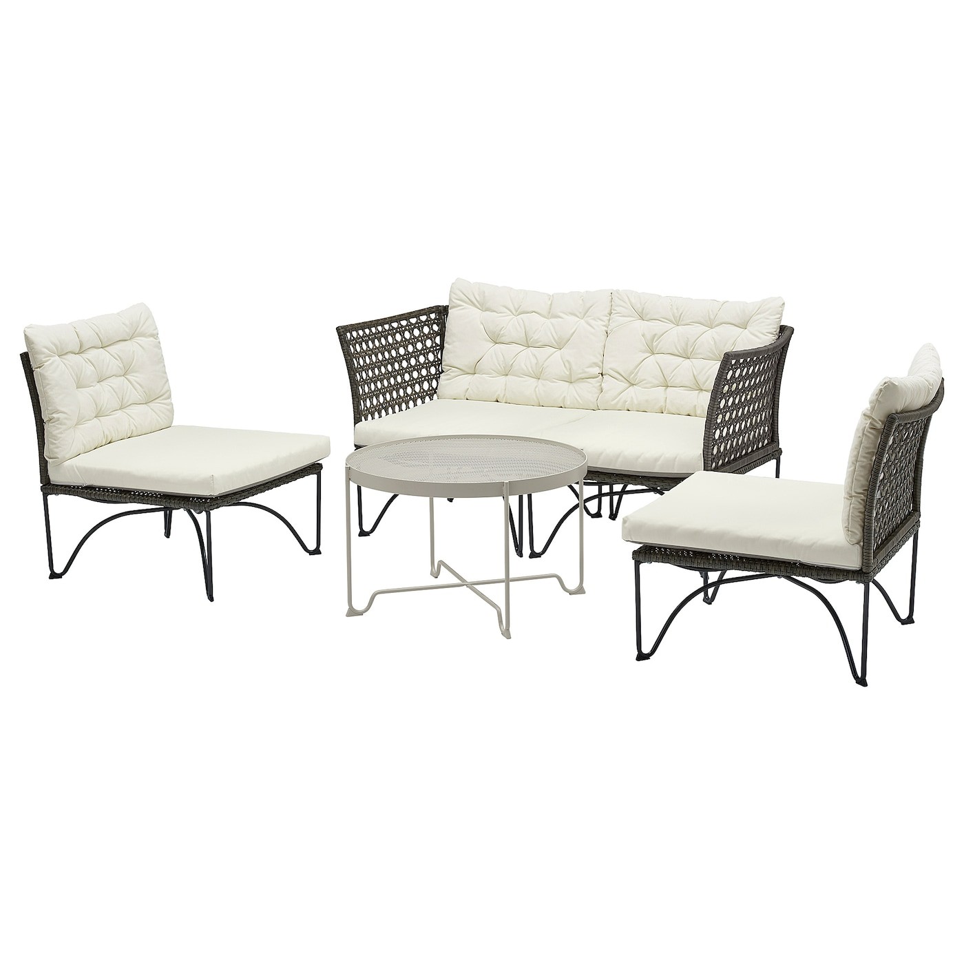 JUTHOLMEN 4-seat conversation set, outdoor