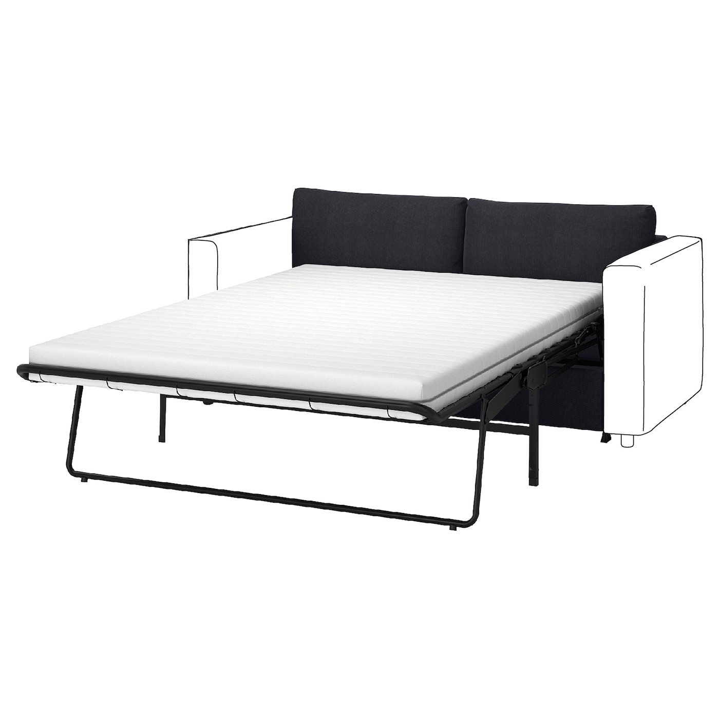 VIMLE 2-seat sofa-bed section