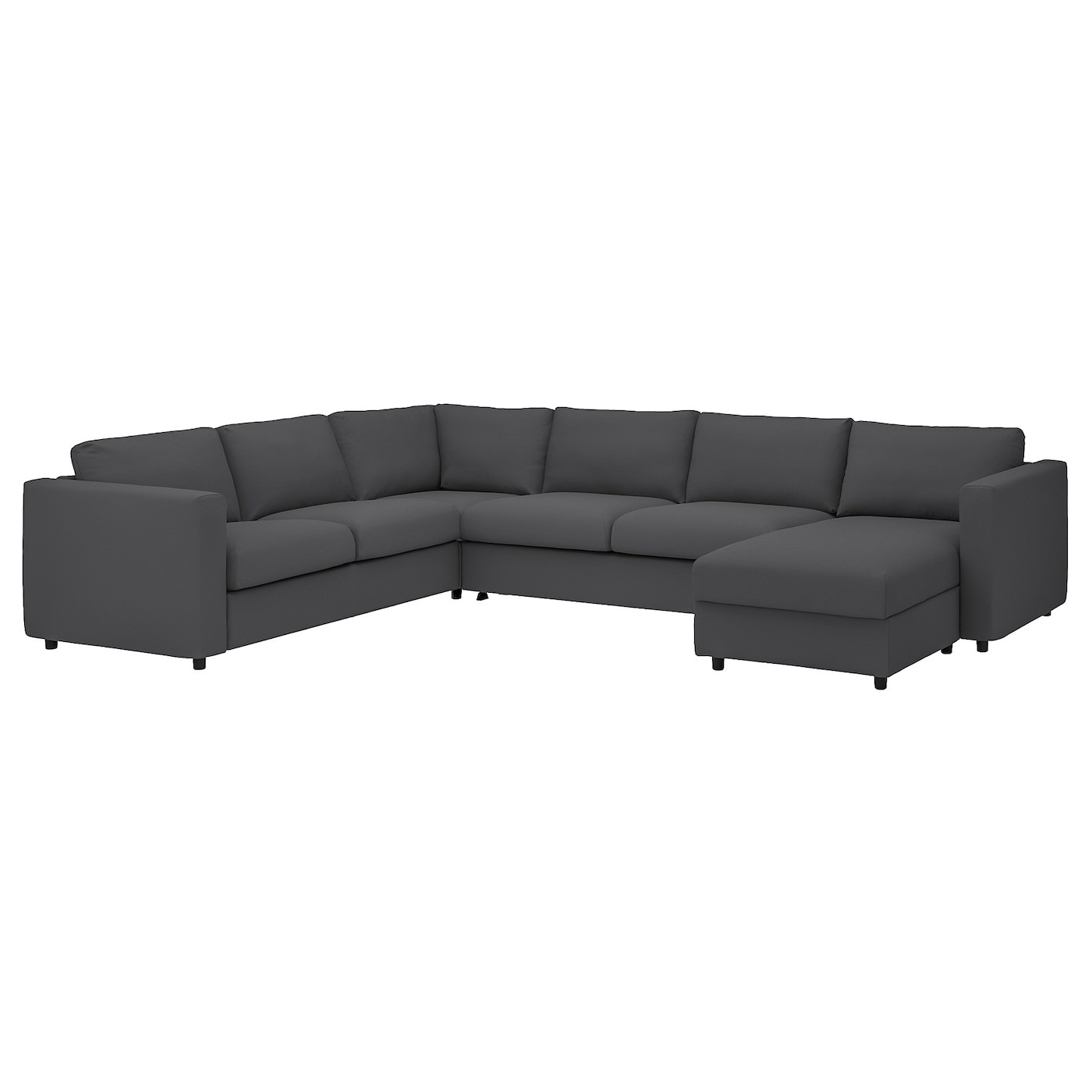 VIMLE Crnr sofa-bed, 5-seat w chaise lng