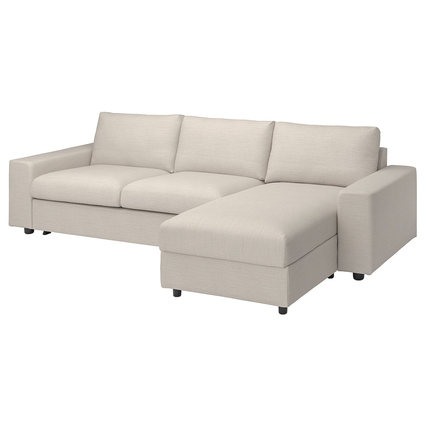 VIMLE 3-seat sofa-bed with chaise longue