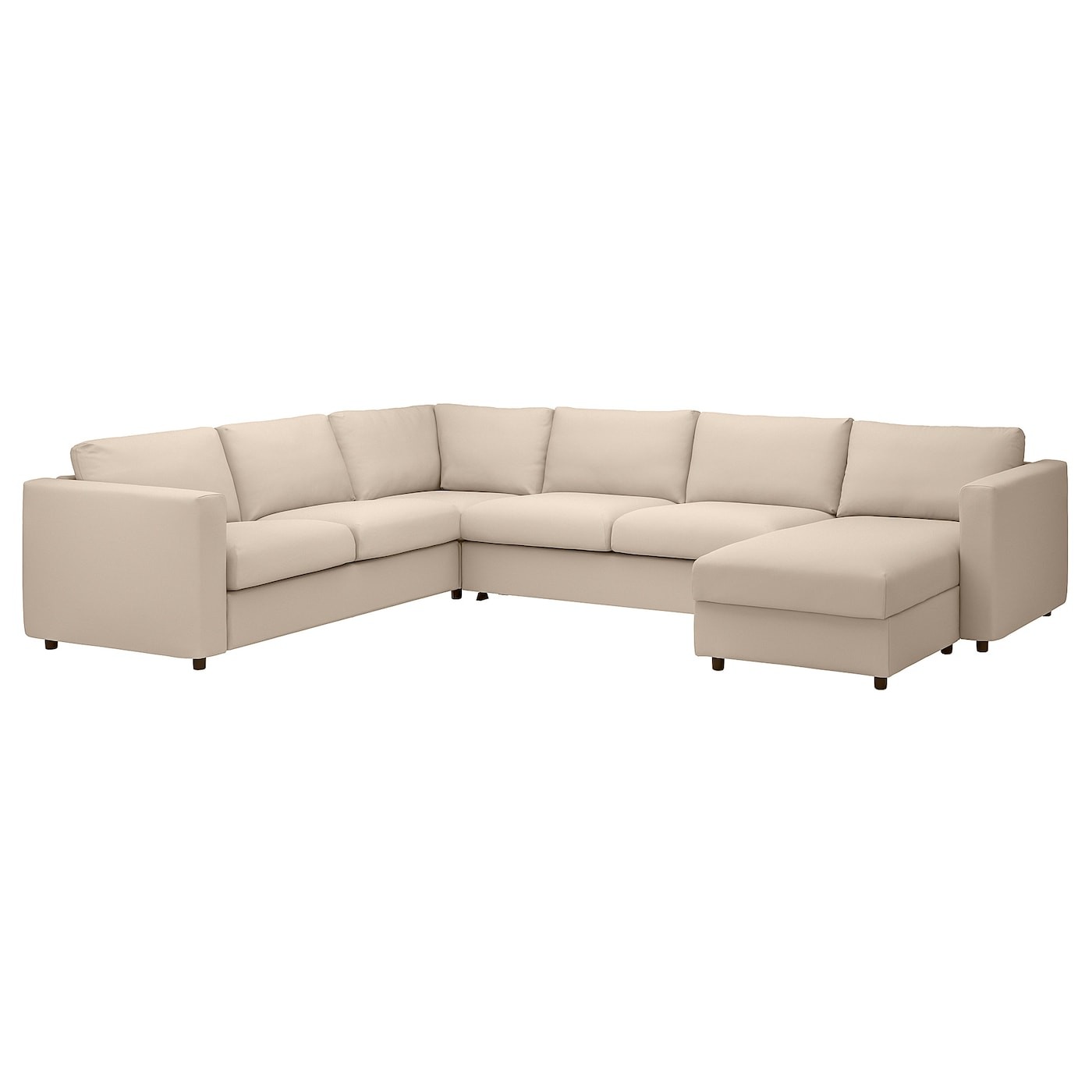 VIMLE Crnr sofa-bed, 5-seat w chaise lng