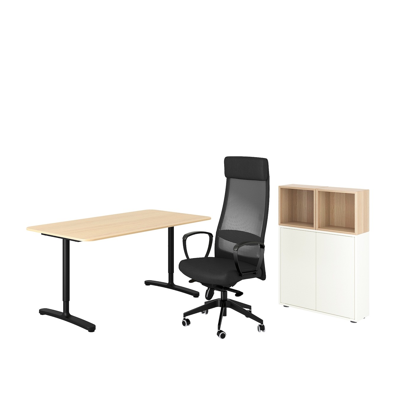 BEKANT/MARKUS / EKET Desk and storage combination