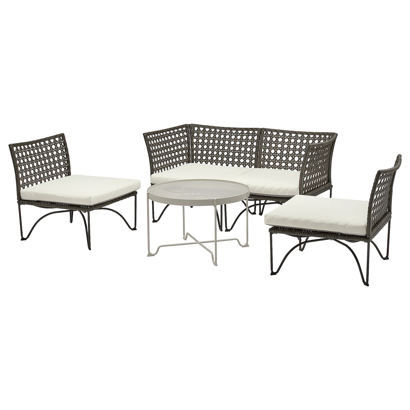 JUTHOLMEN 4-seat conversation set, outdoor