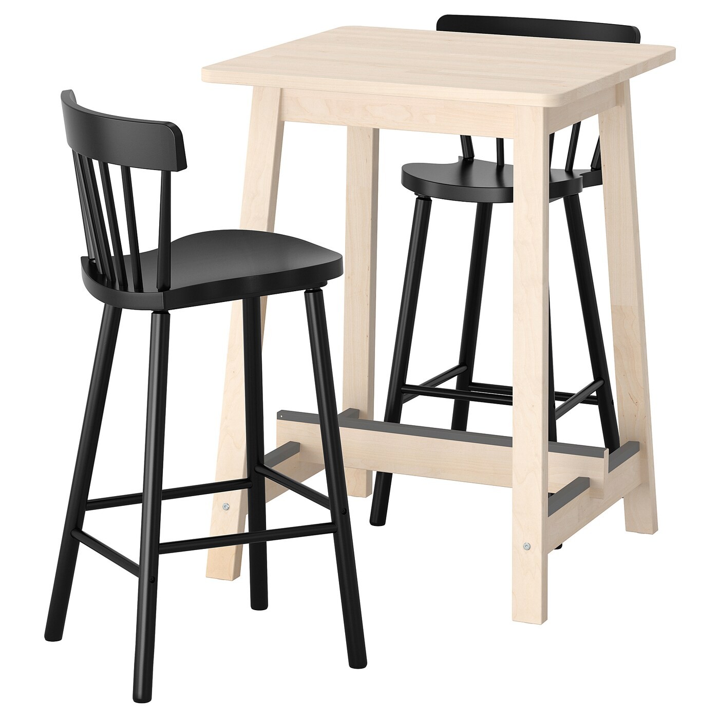 NORRÅKER / NORRARYD Bar table and 2 bar stools