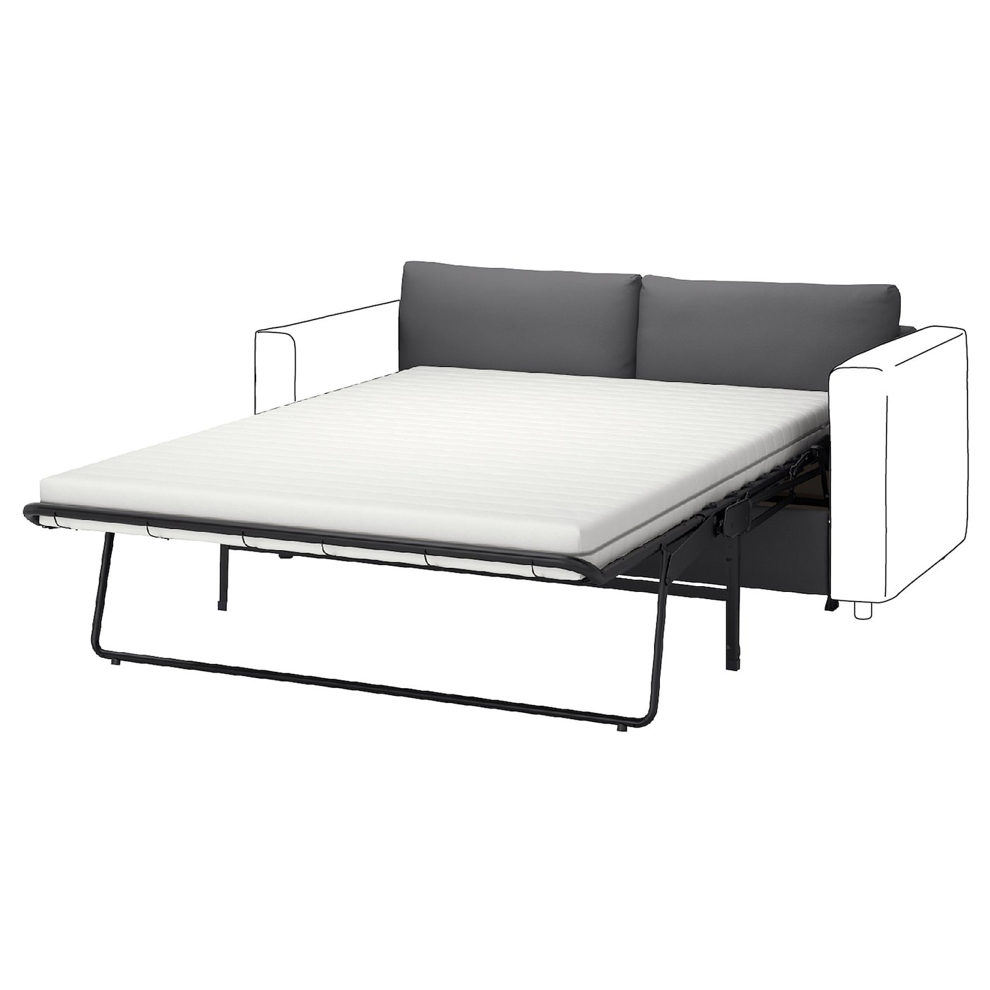 VIMLE 2-seat sofa-bed section