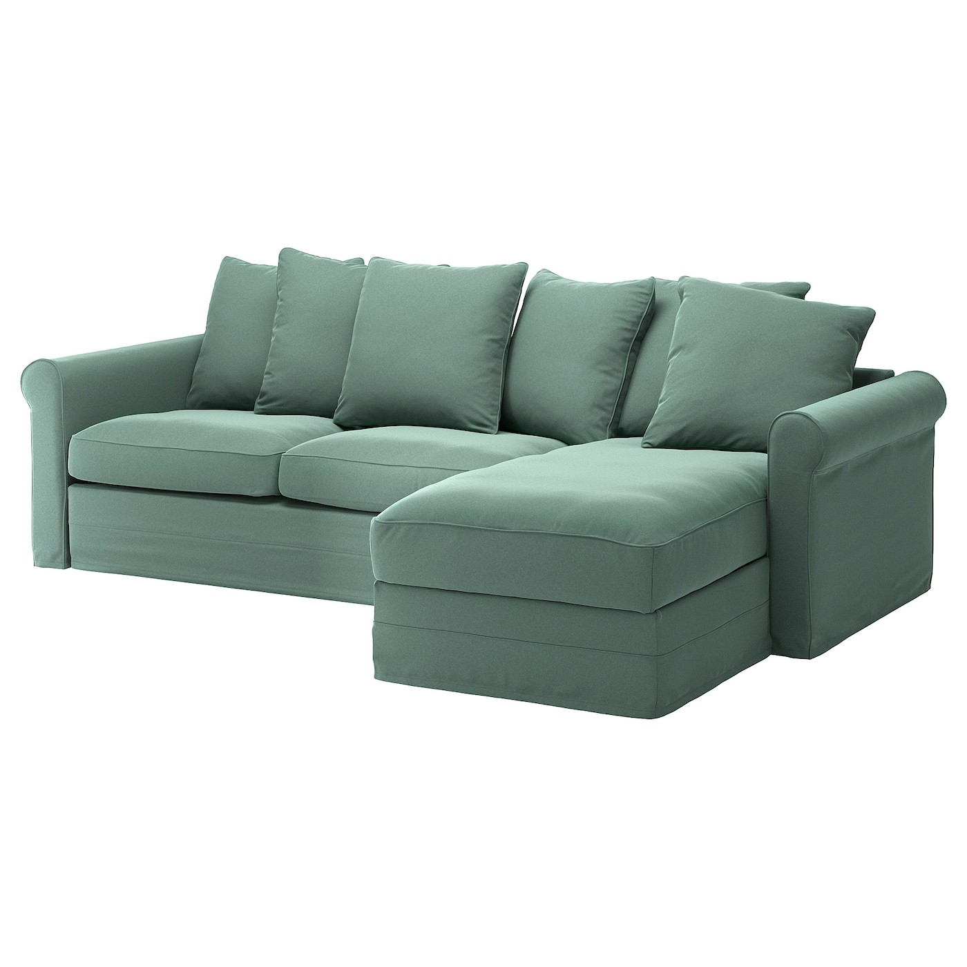 GRÖNLID 3-seat sofa-bed with chaise longue