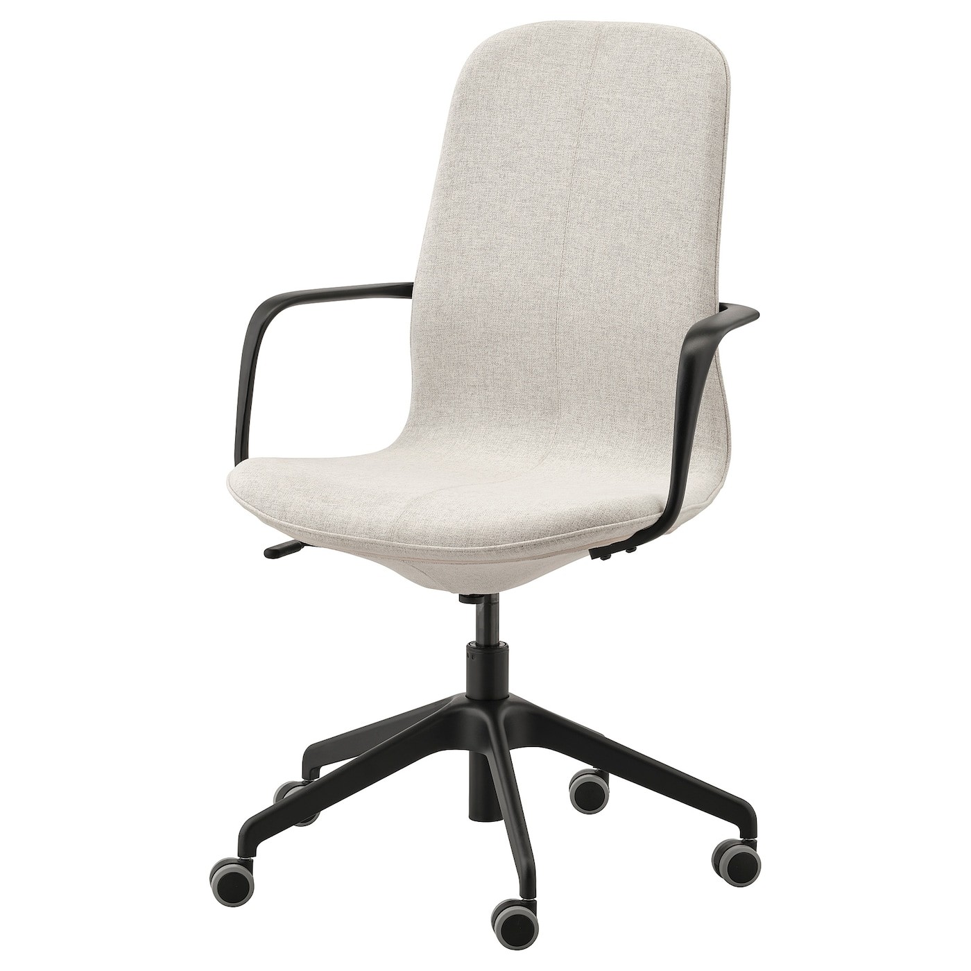 LÅNGFJÄLL Office chair with armrests