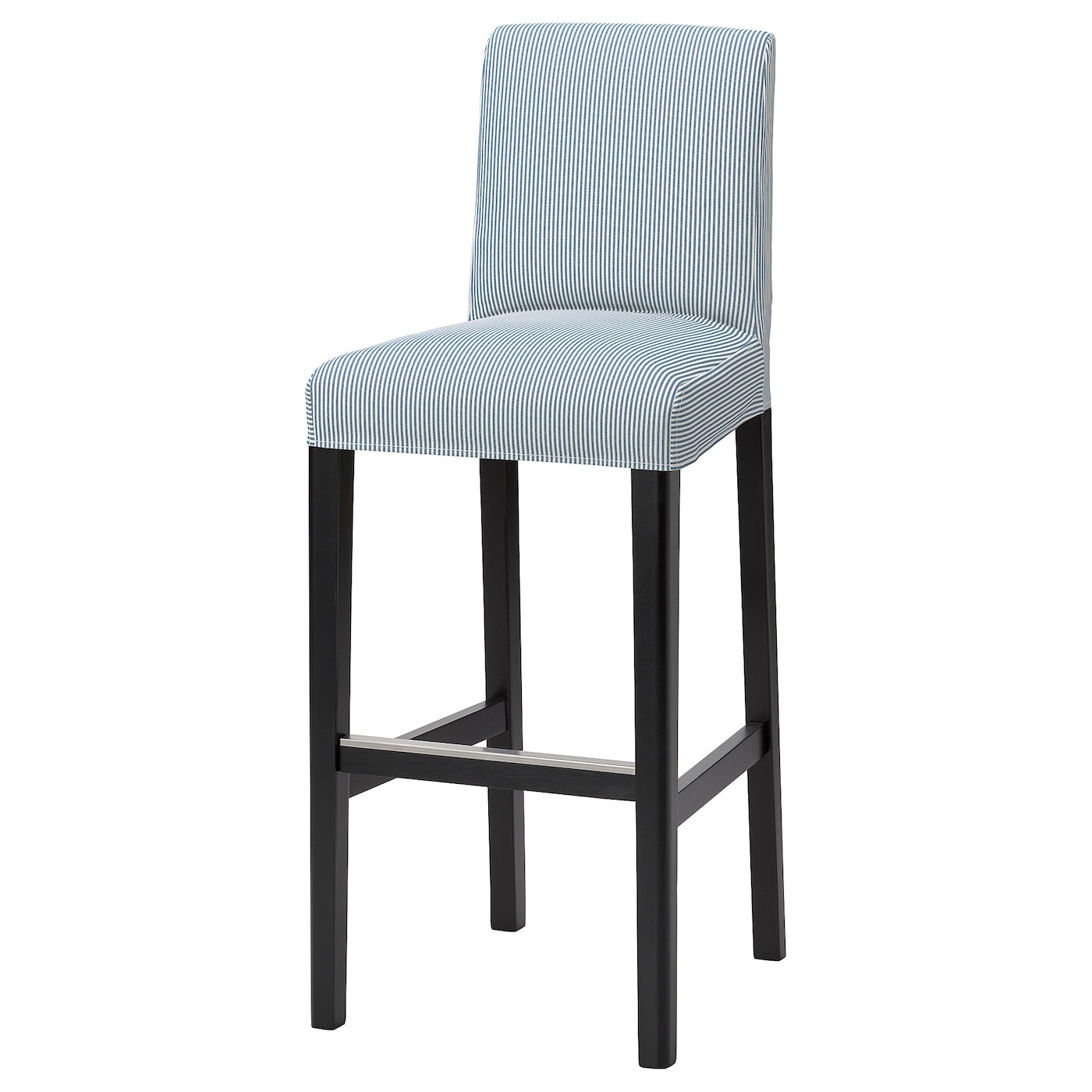 BERGMUND Bar stool with backrest