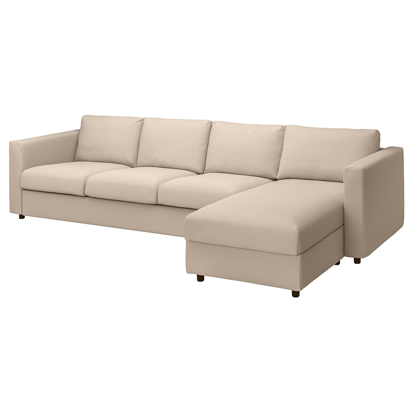 VIMLE Cover 4-seat sofa w chaise longue