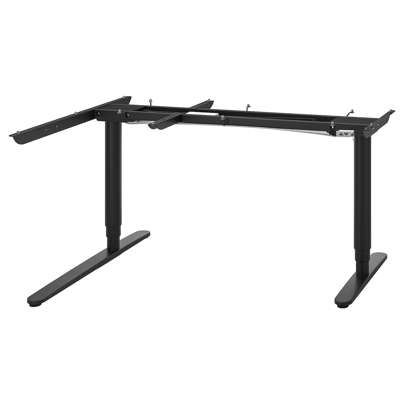 BEKANT Underframe sit/stand crnr table, el