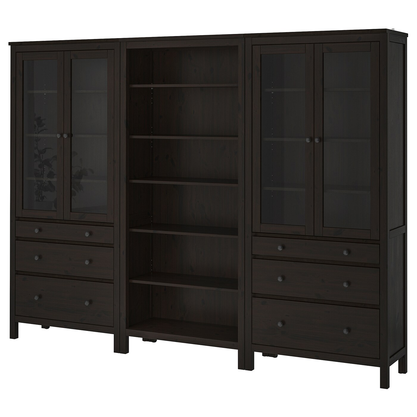 HEMNES Storage combination w doors/drawers