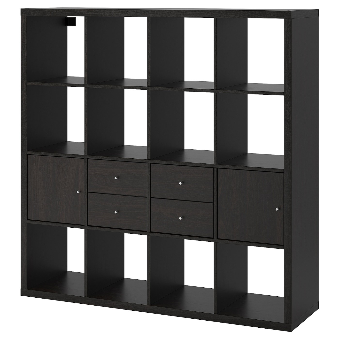 KALLAX Shelving unit with 4 inserts