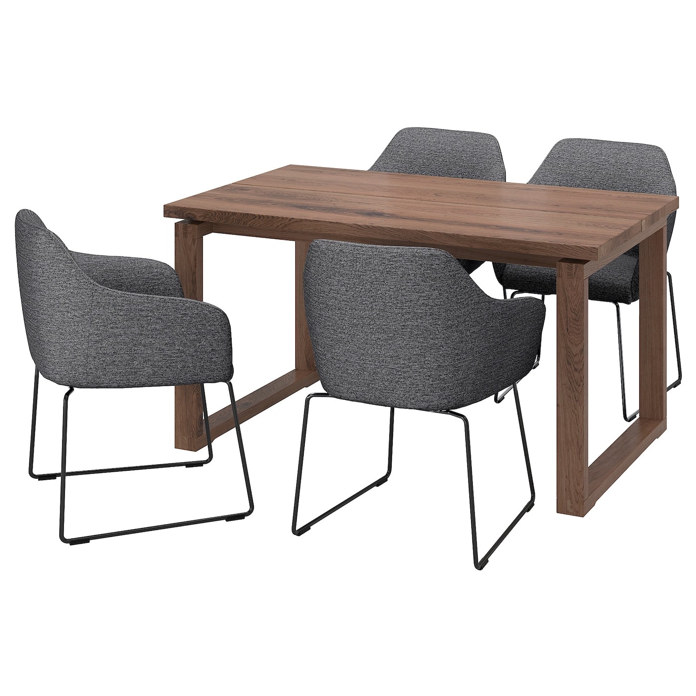 MÖRBYLÅNGA / TOSSBERG Table and 4 chairs