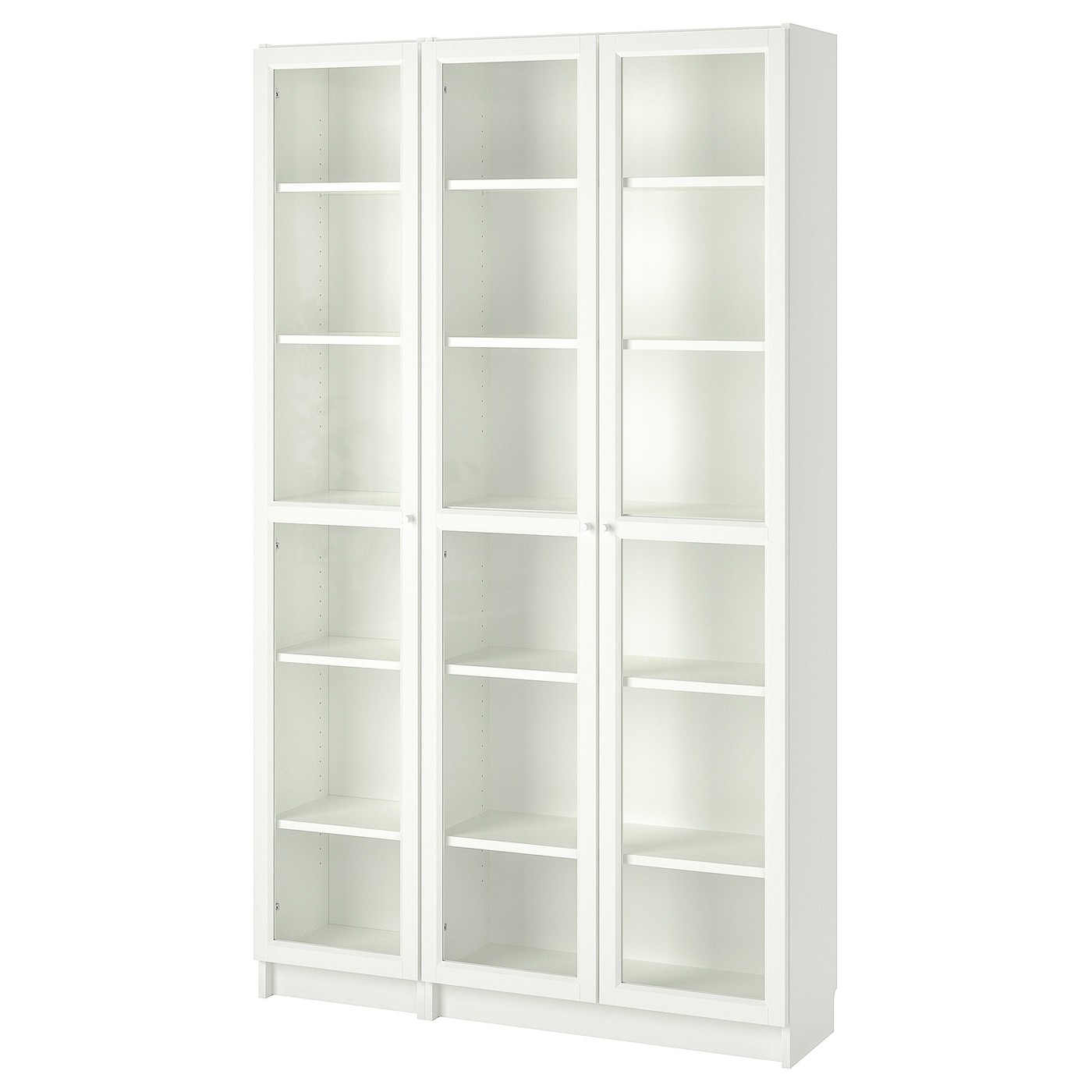 BILLY / OXBERG Bookcase with glass-doors