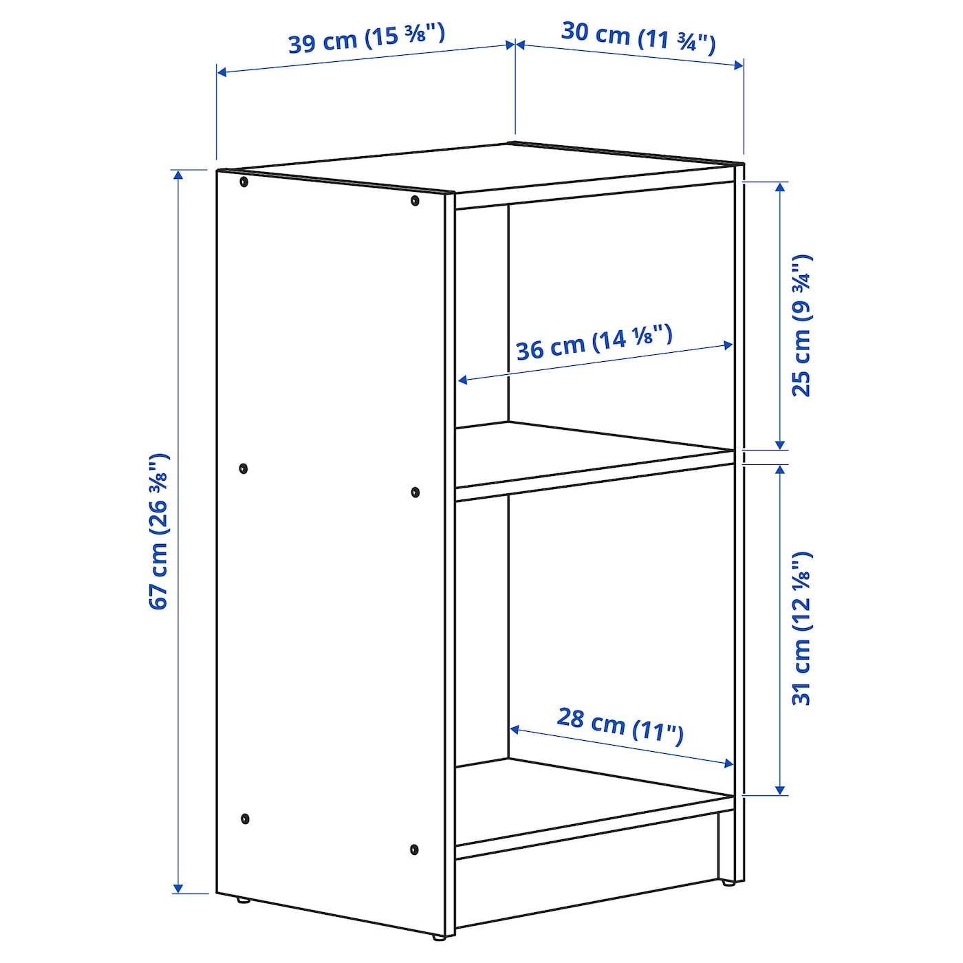 GURSKEN Bedroom furniture, set of 4