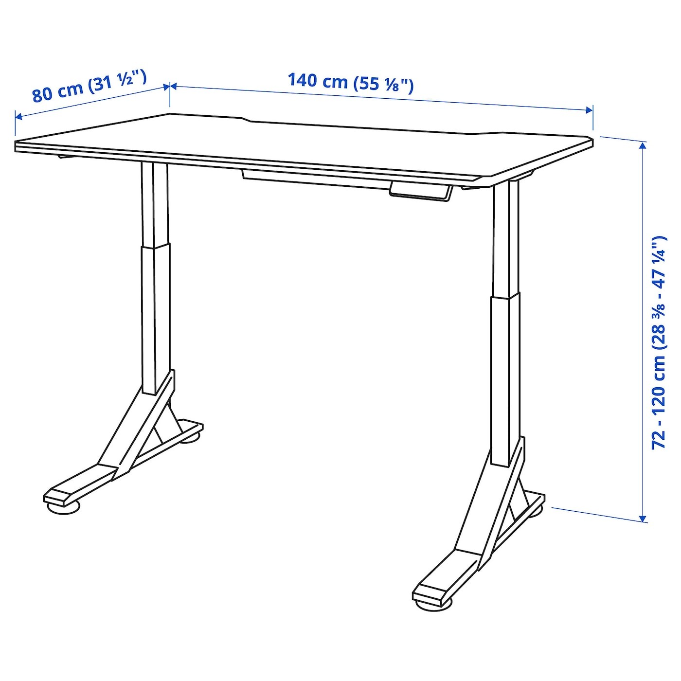 UPPSPEL Gaming desk