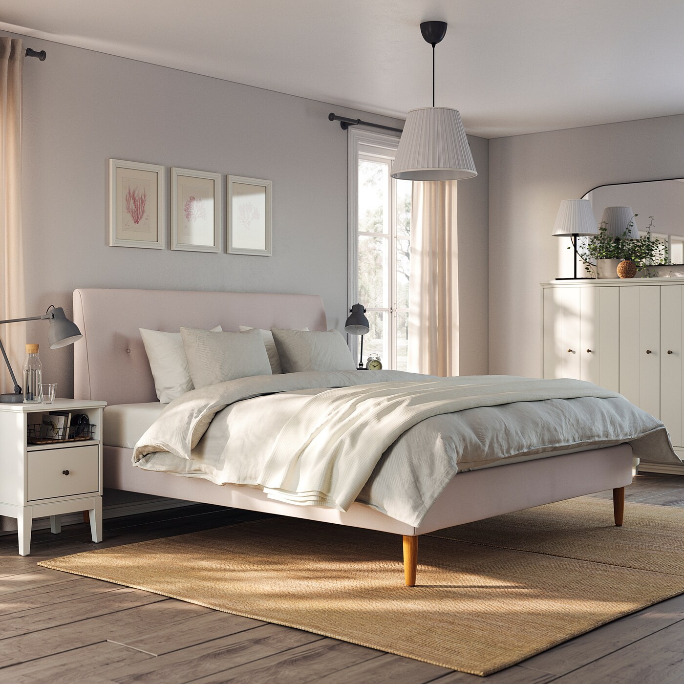 IDANÄS Upholstered bed frame