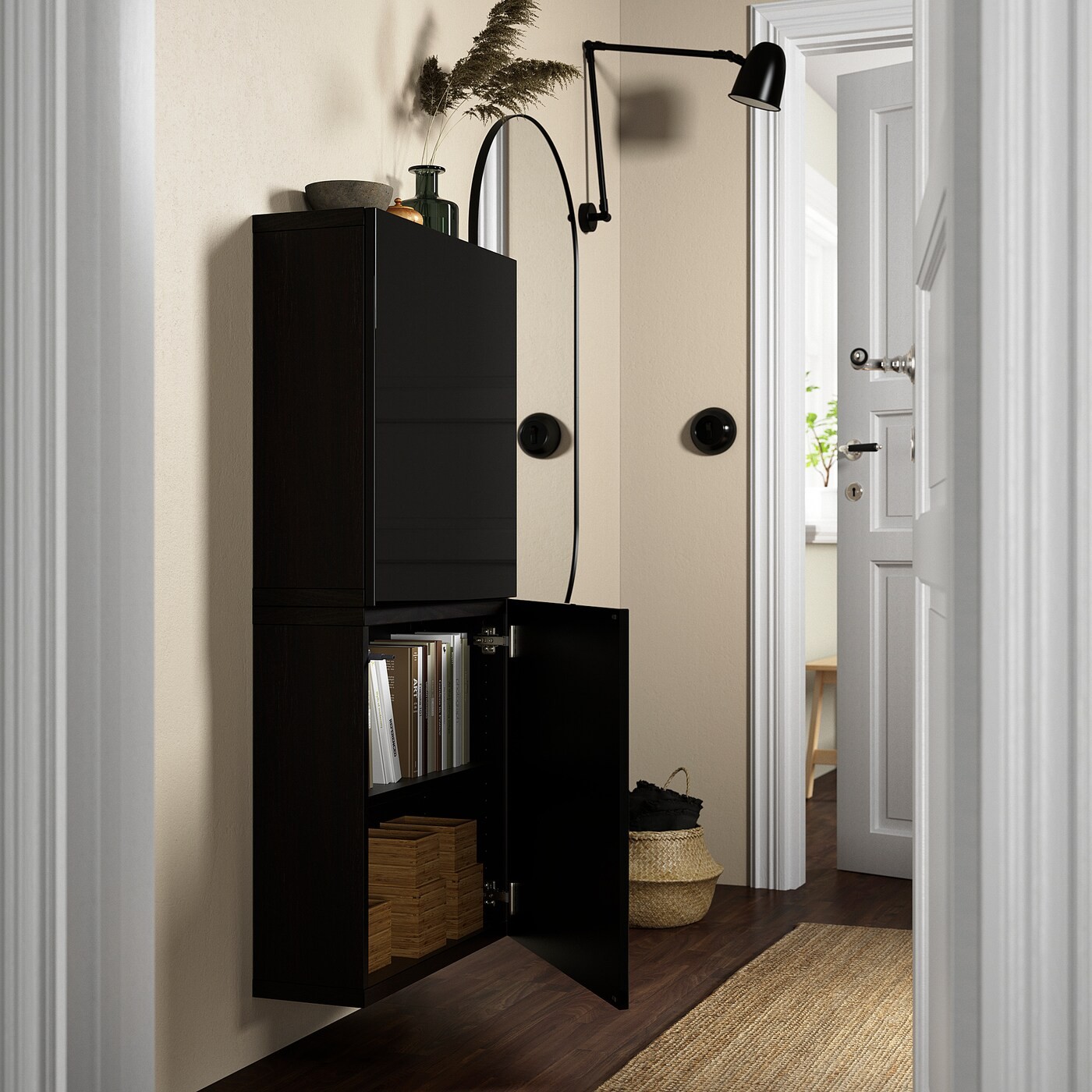 BESTÅ Wall cabinet with 2 doors