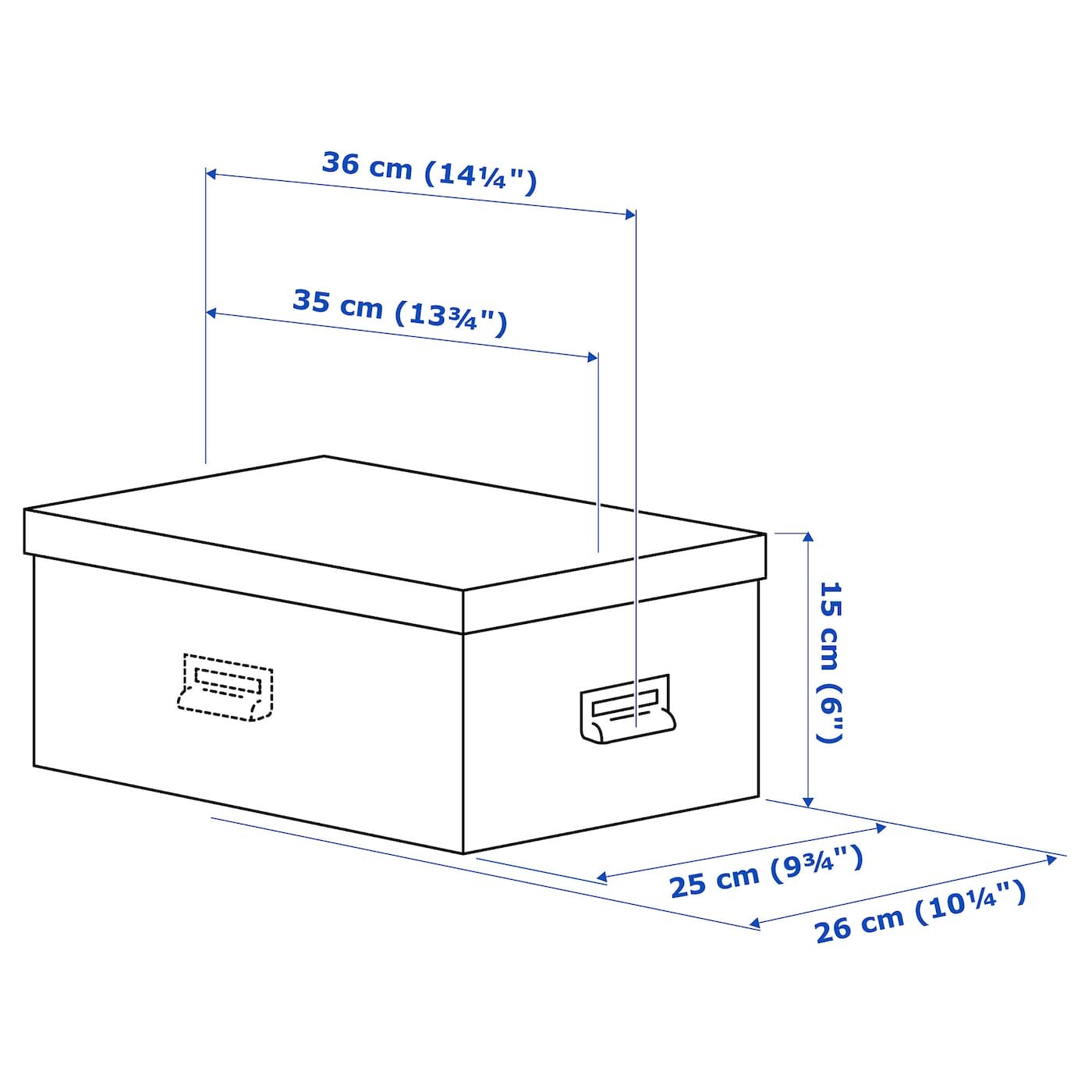 TJOG Storage box with lid