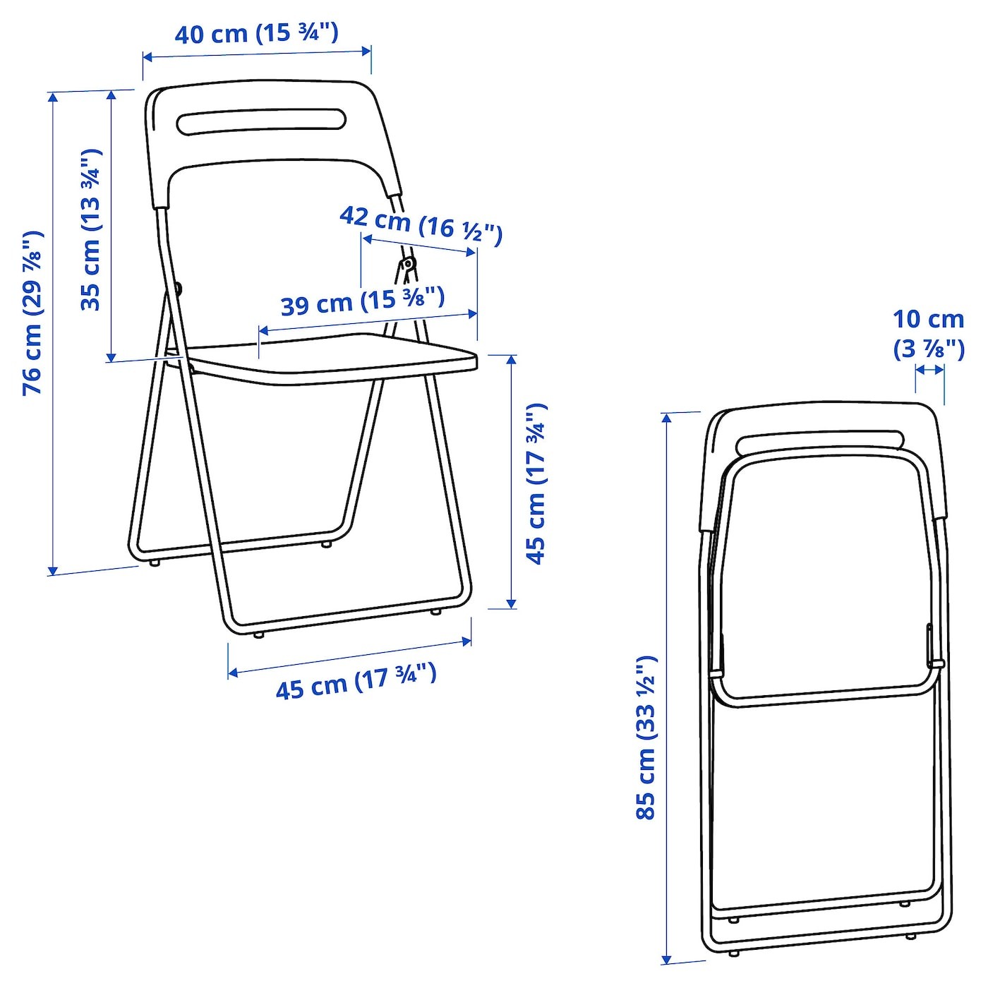 NISSE Folding chair