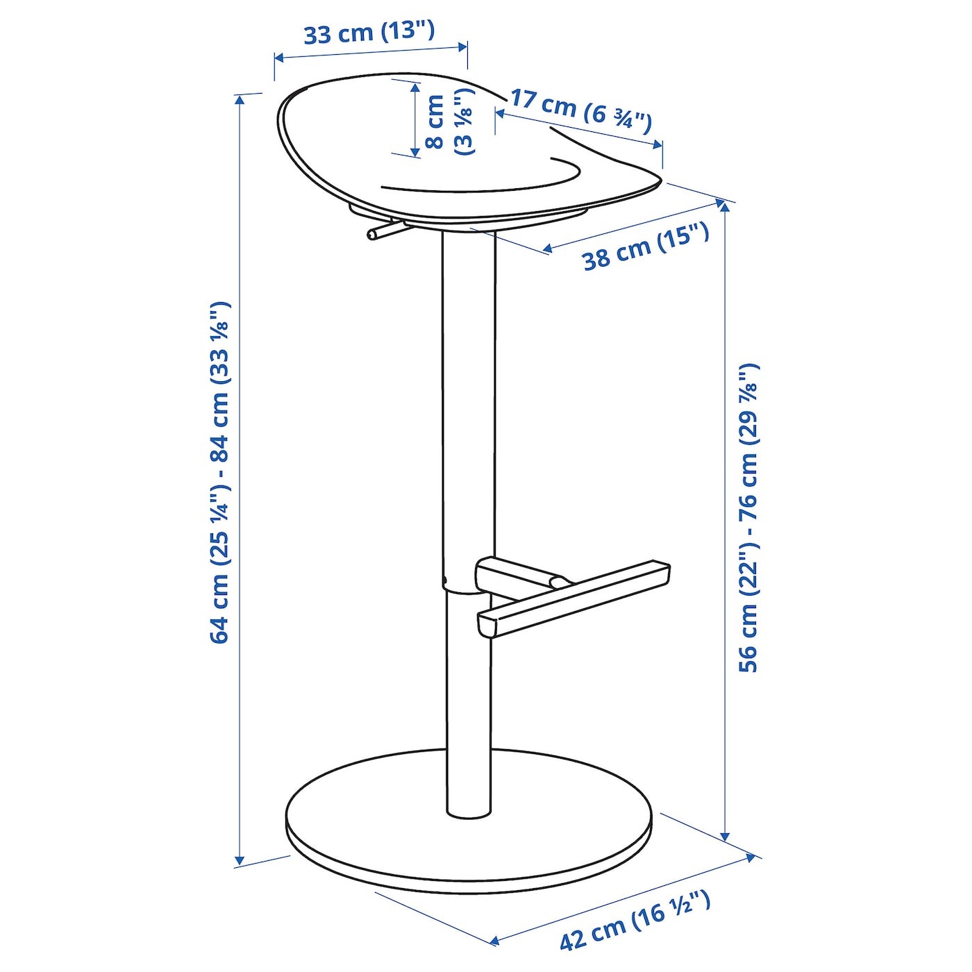 JANINGE Bar stool