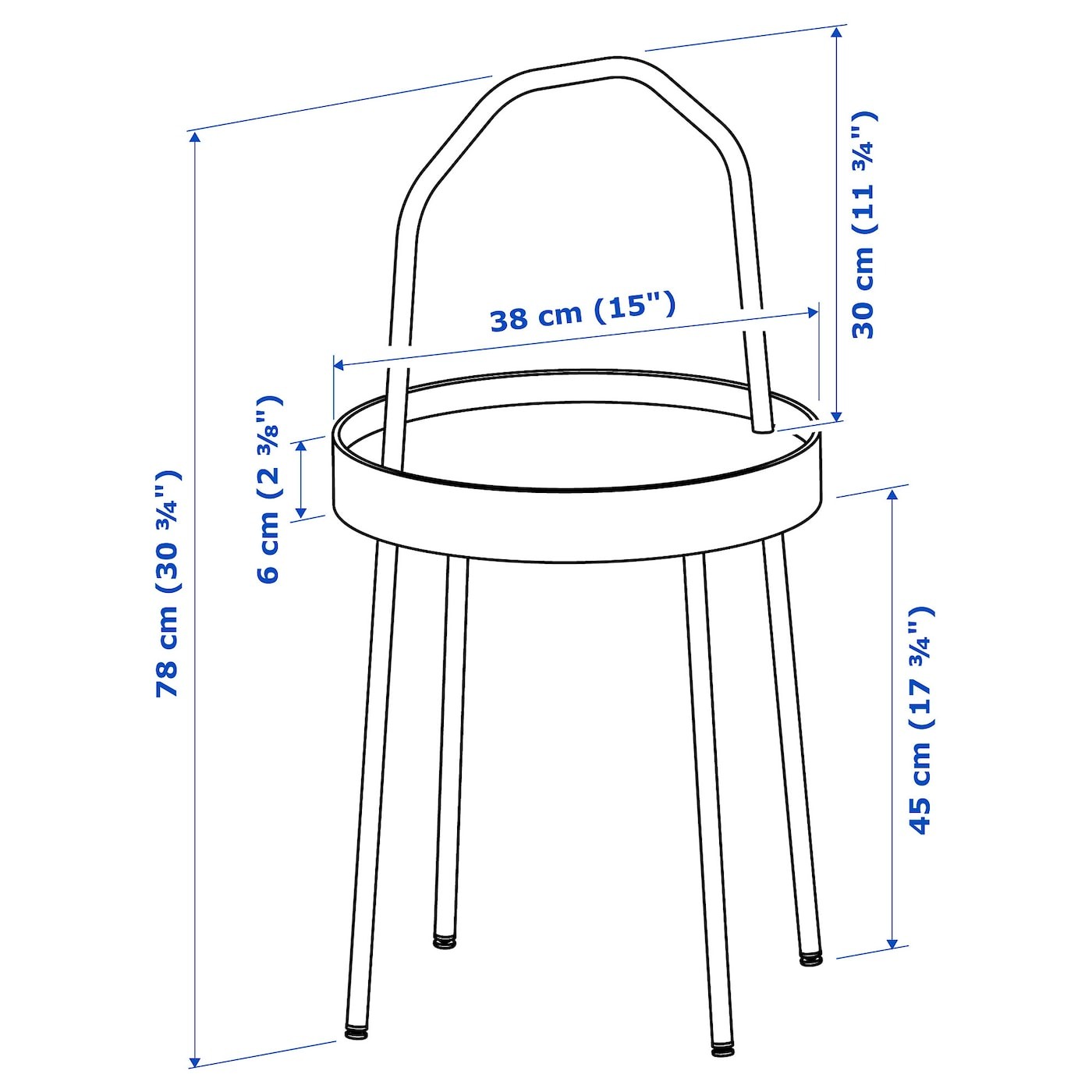 BURVIK Side table