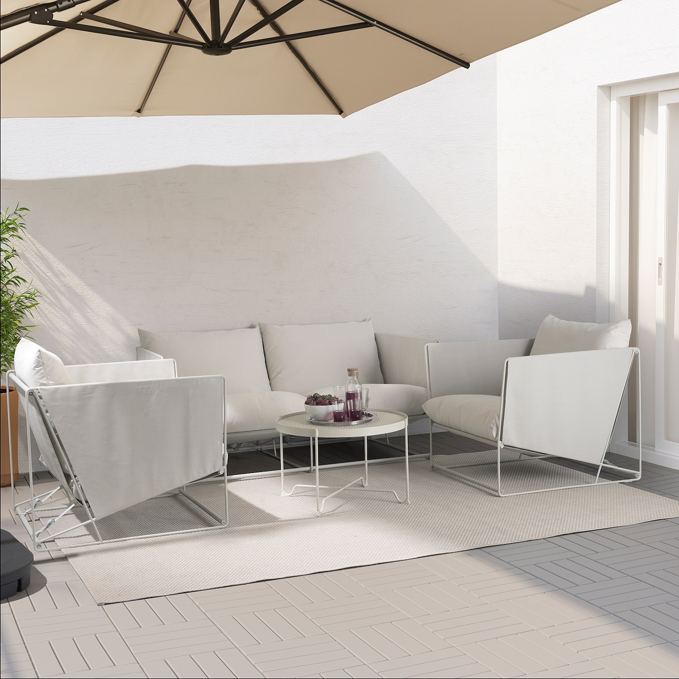 HAVSTEN 4-seat conversation set, in/outdoor