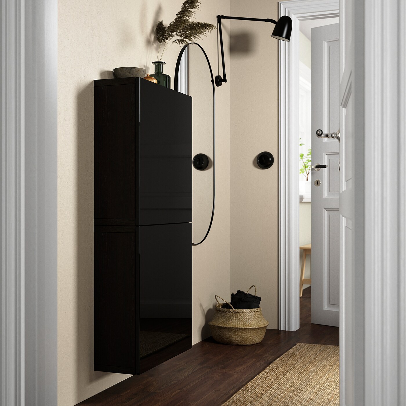 BESTÅ Wall cabinet with 2 doors