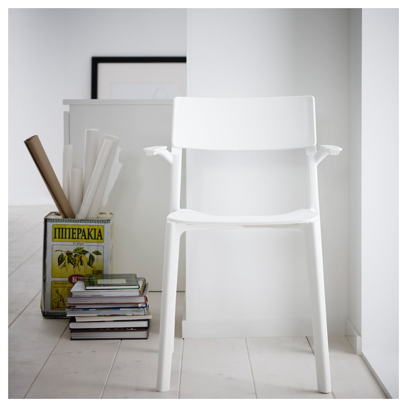 JANINGE Chair with armrests