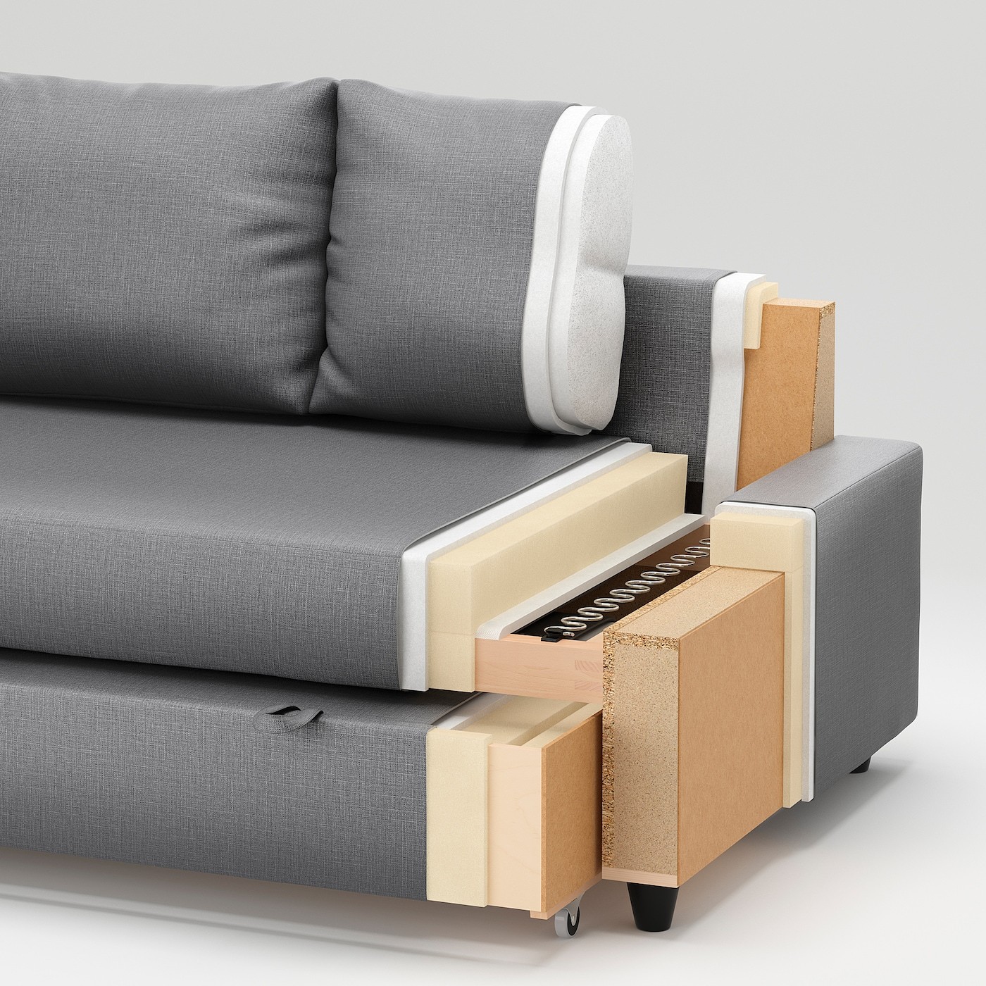 FRIHETEN Corner sofa-bed with storage