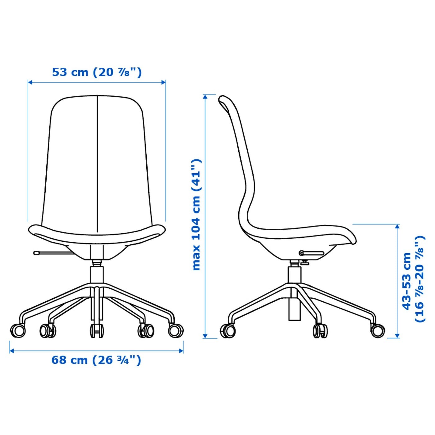 LÅNGFJÄLL Office chair