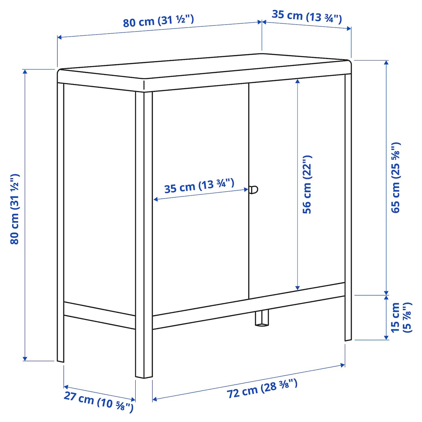 KOLBJÖRN Cabinet in/outdoor