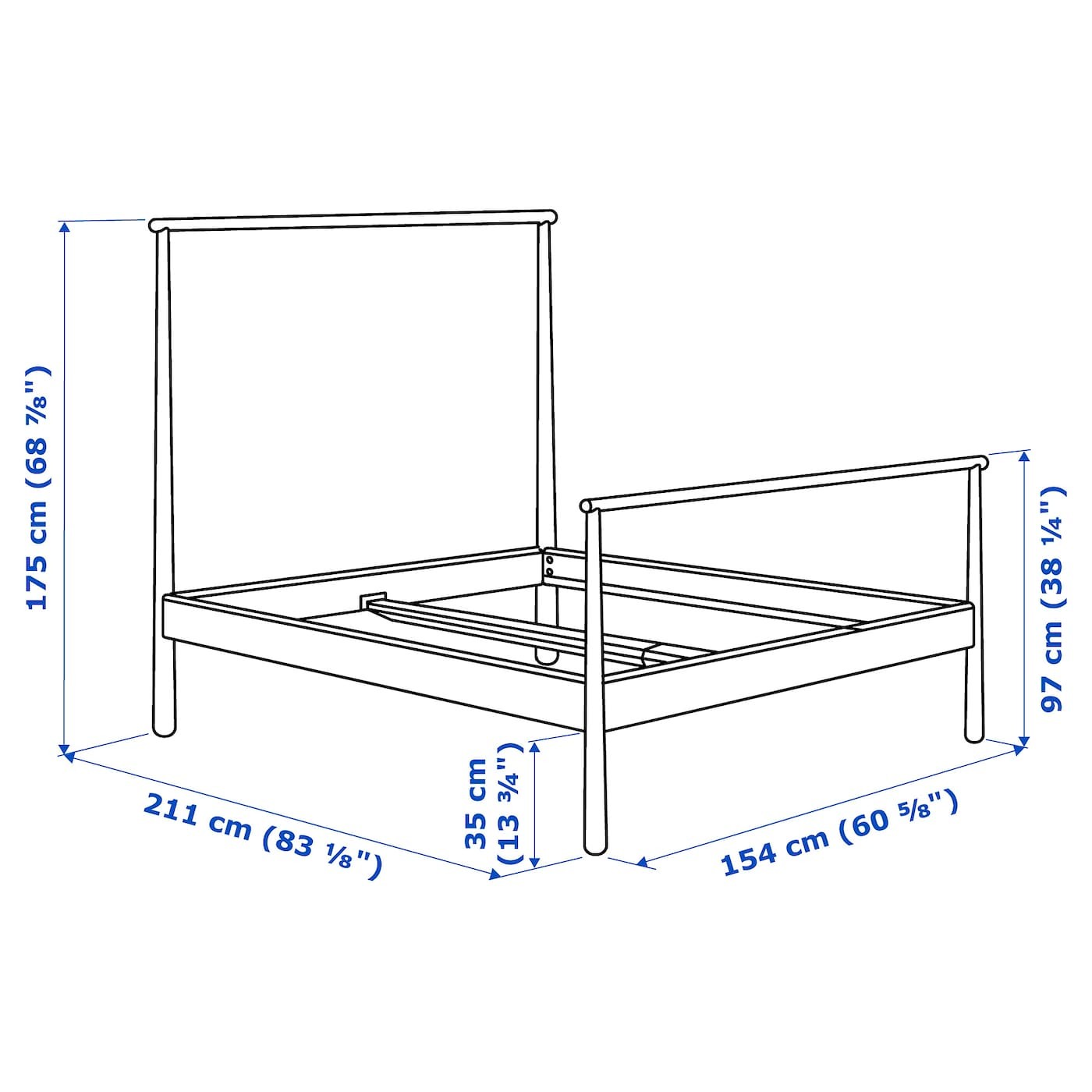 GJÖRA Bed frame