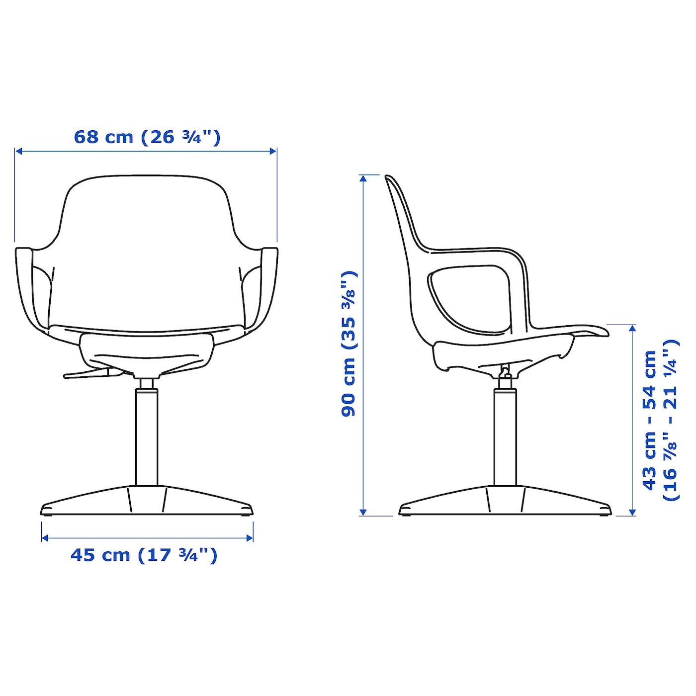 ODGER Swivel chair