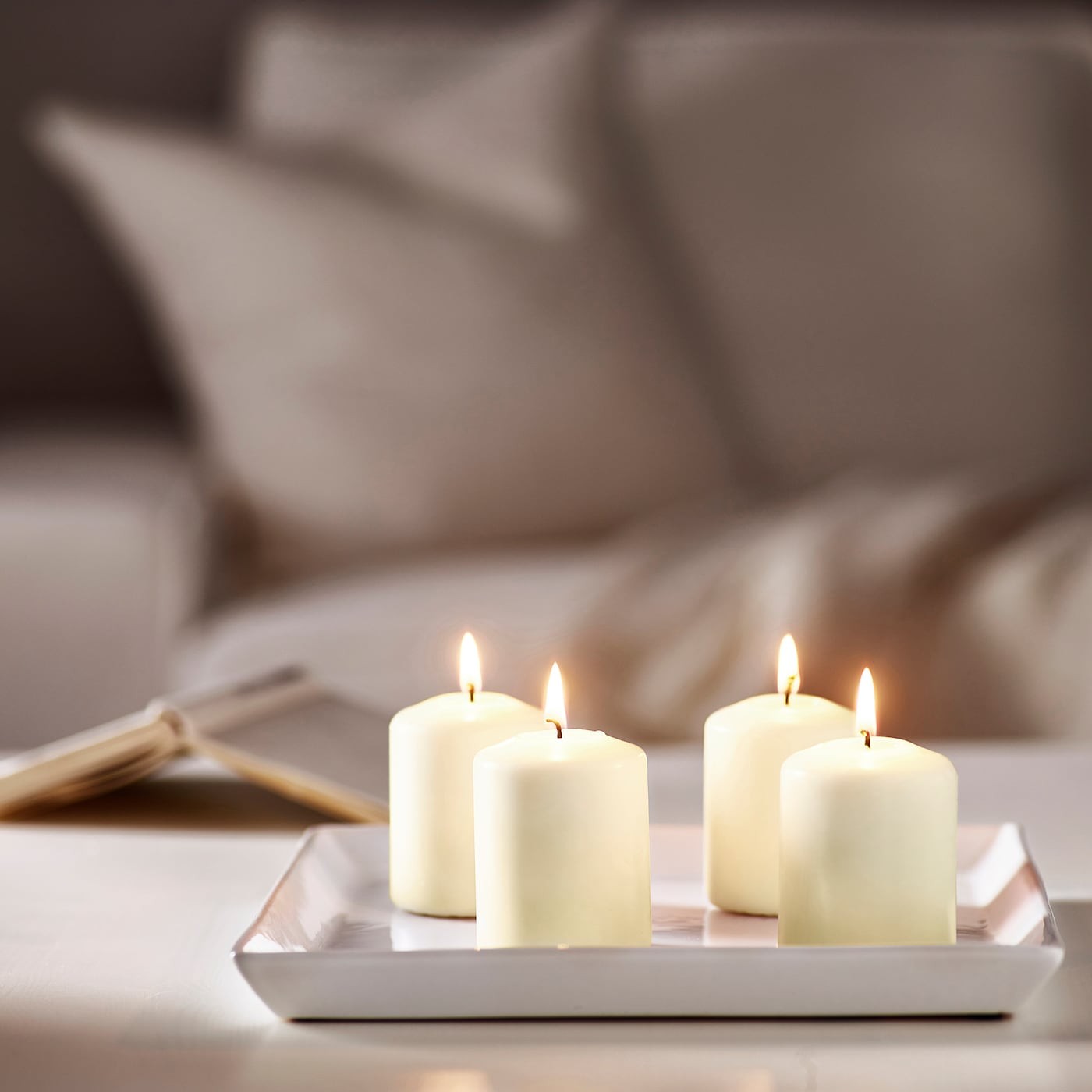 HEMSJÖ Unscented block candle