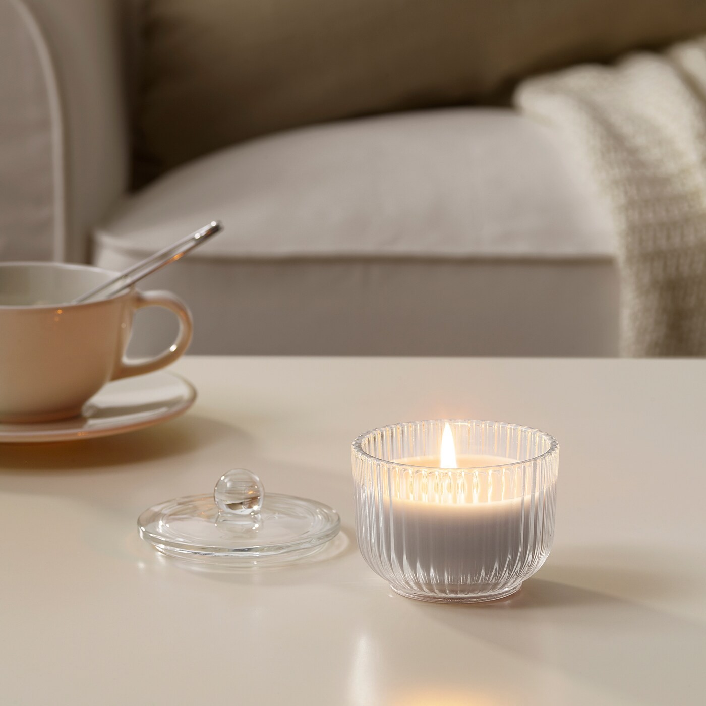 BLOMDOFT Scented candle in glass