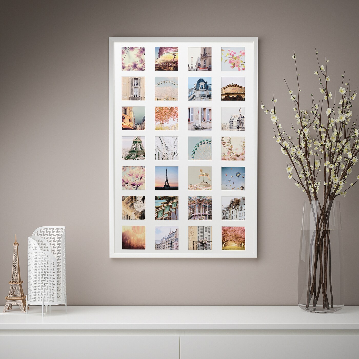 RIBBA Frame with 28 pictures